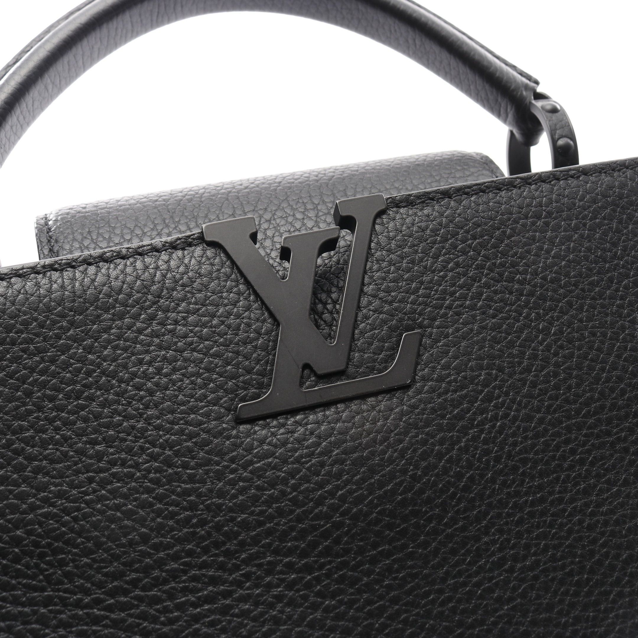 Louis Vuitton Louis Vuitton Capucines Bb Handbag Taurillon Leather Black Size ONE SIZE - 9 Thumbnail