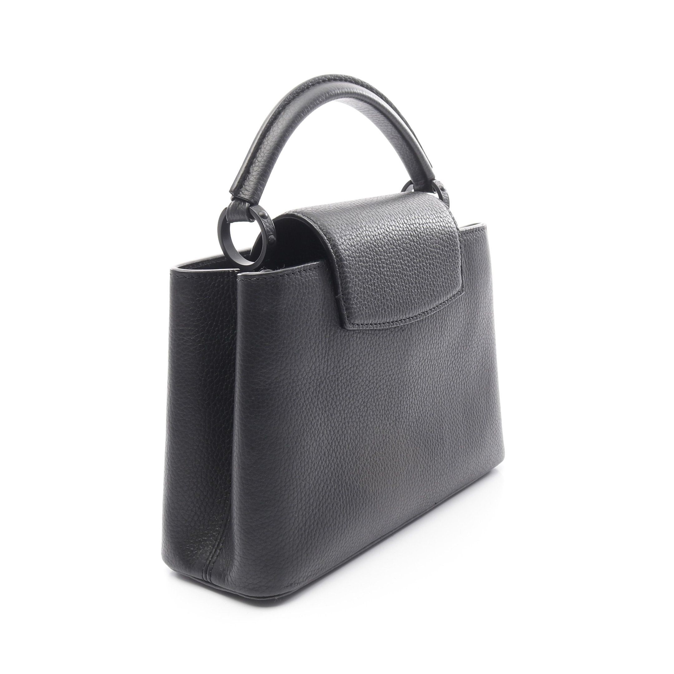 Louis Vuitton Louis Vuitton Capucines Bb Handbag Taurillon Leather Black Size ONE SIZE - 2 Thumbnail
