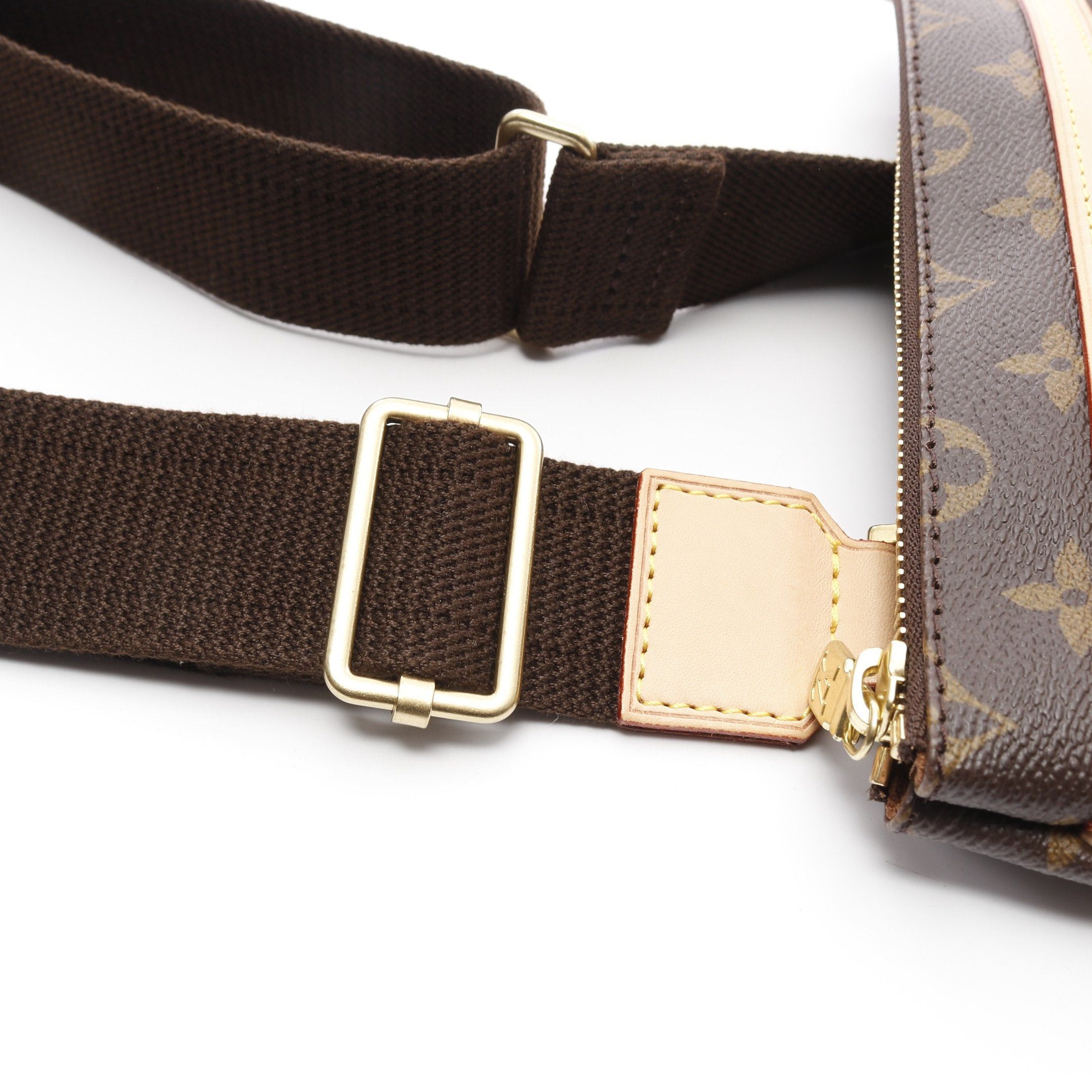 Louis Vuitton Louis Vuitton Pochette Bosphore Monogram Shoulder Bag Leather Brown Size ONE SIZE - 8 Thumbnail