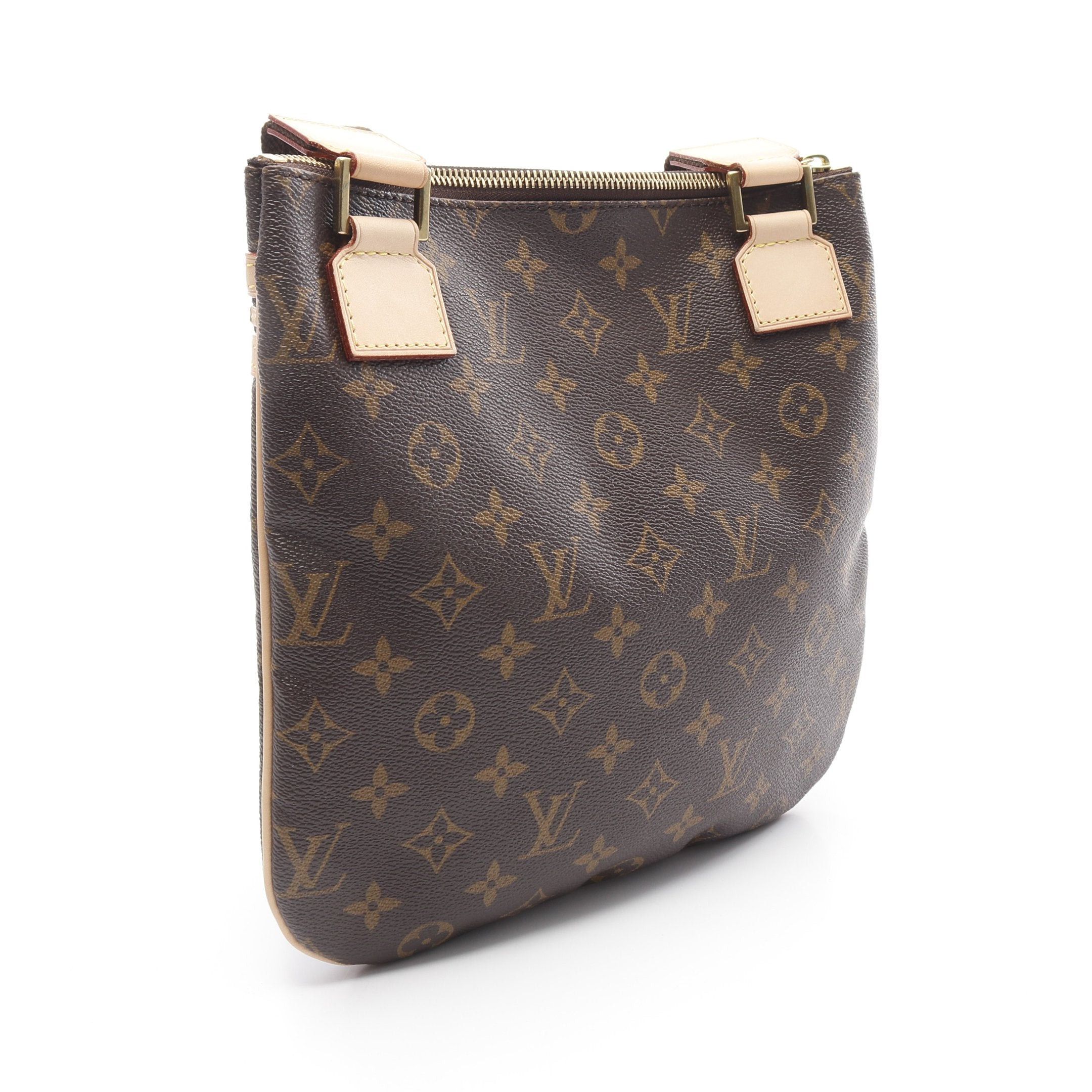Louis Vuitton Louis Vuitton Pochette Bosphore Monogram Shoulder Bag Leather Brown Size ONE SIZE - 2 Thumbnail
