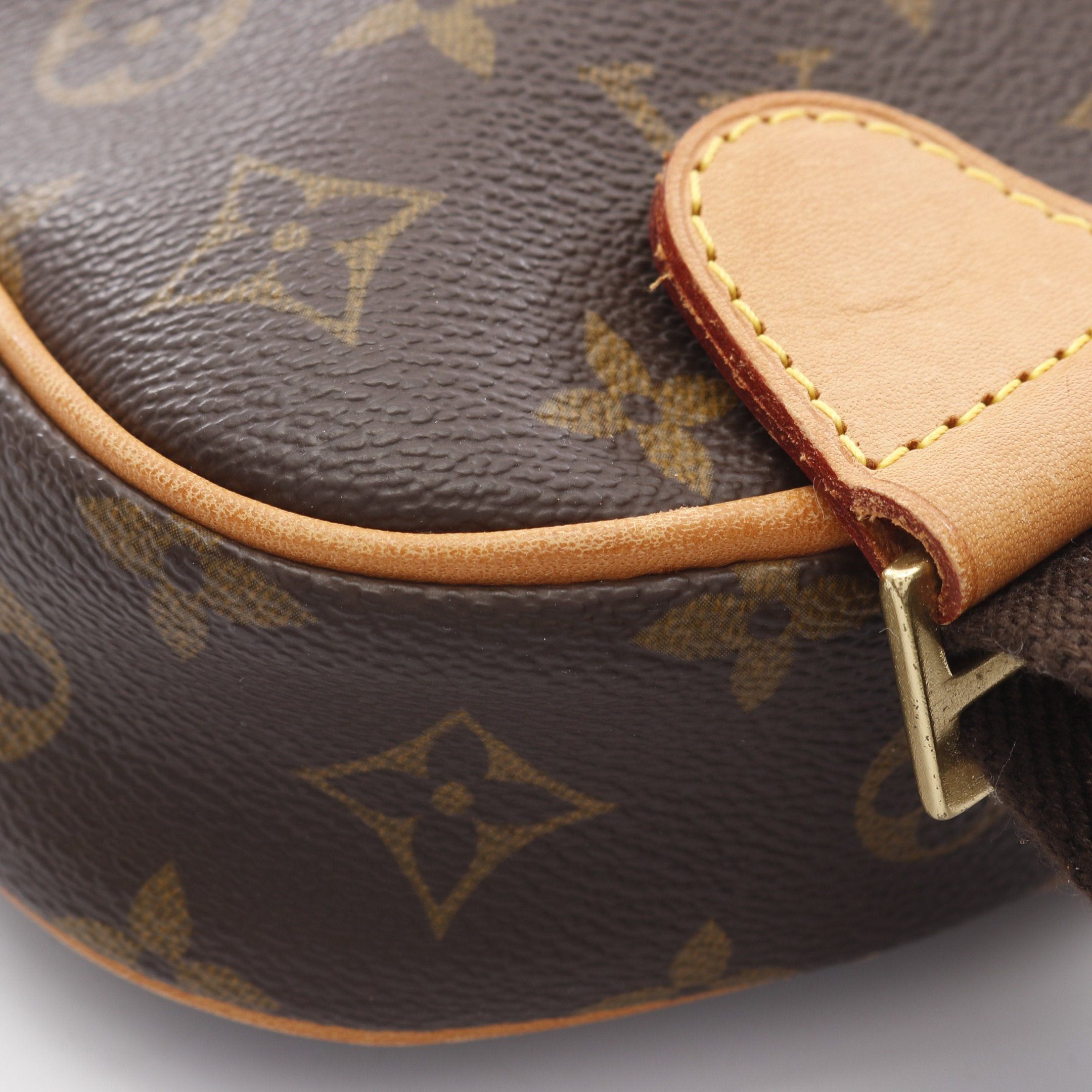 Louis Vuitton Louis Vuitton Pochette Ganju Monogram Body Bag Leather Brown Size ONE SIZE - 7 Thumbnail