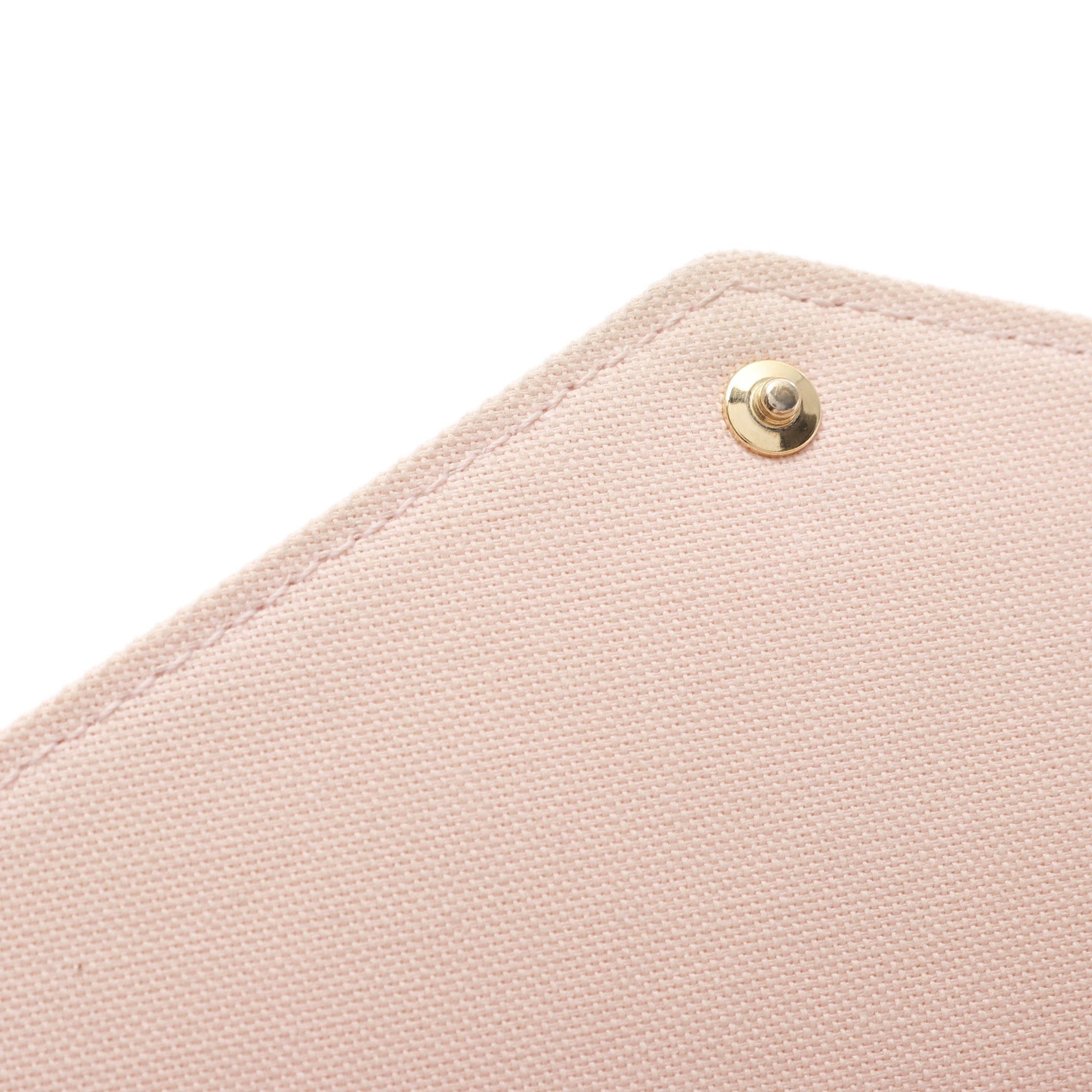 Louis Vuitton Louis Vuitton Pochette Felicie Damier Azur Chain Wallet White Size ONE SIZE - 6 Thumbnail