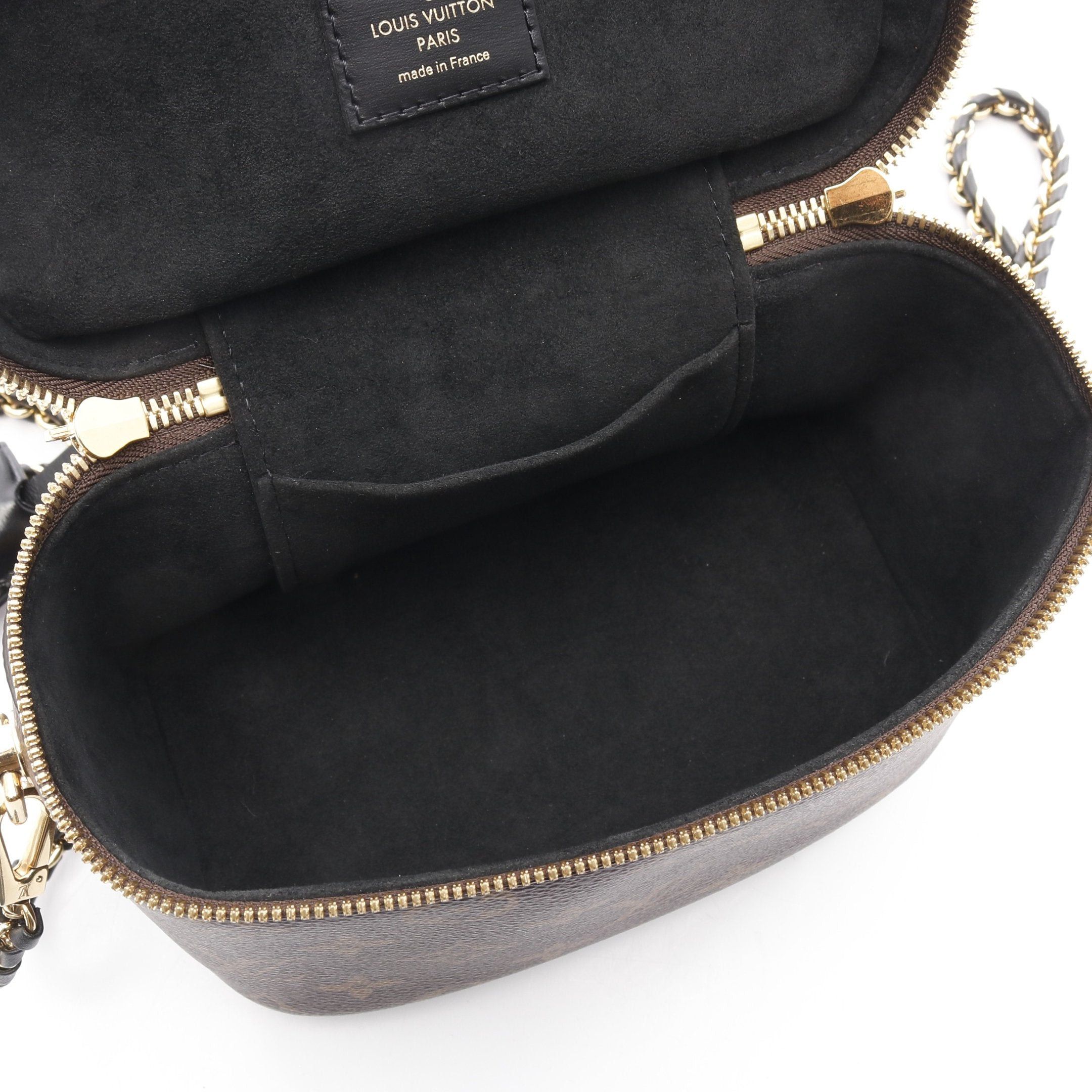 Louis Vuitton Louis Vuitton Vanity Nv Pm Monogram Reverse Handbag Bag Leather Brown Black Size ONE SIZE - 3 Thumbnail