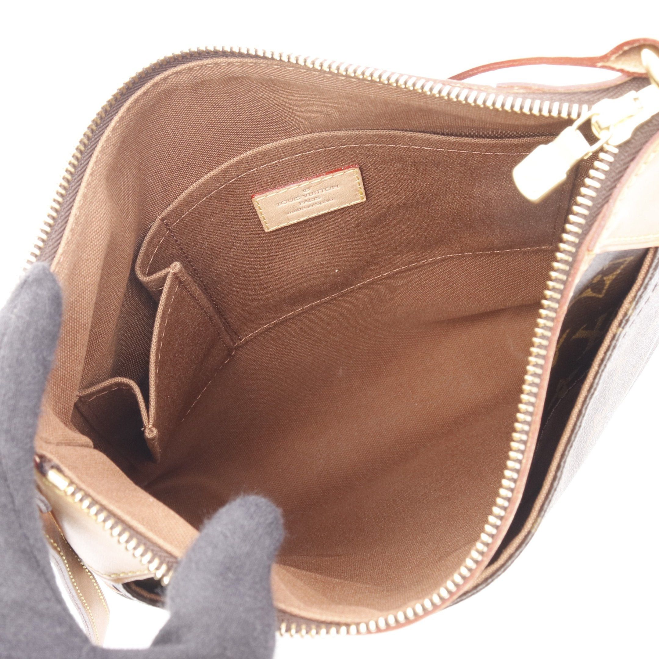 Louis Vuitton Louis Vuitton Odeon Pm Monogram Shoulder Bag Leather Brown Size ONE SIZE - 3 Thumbnail