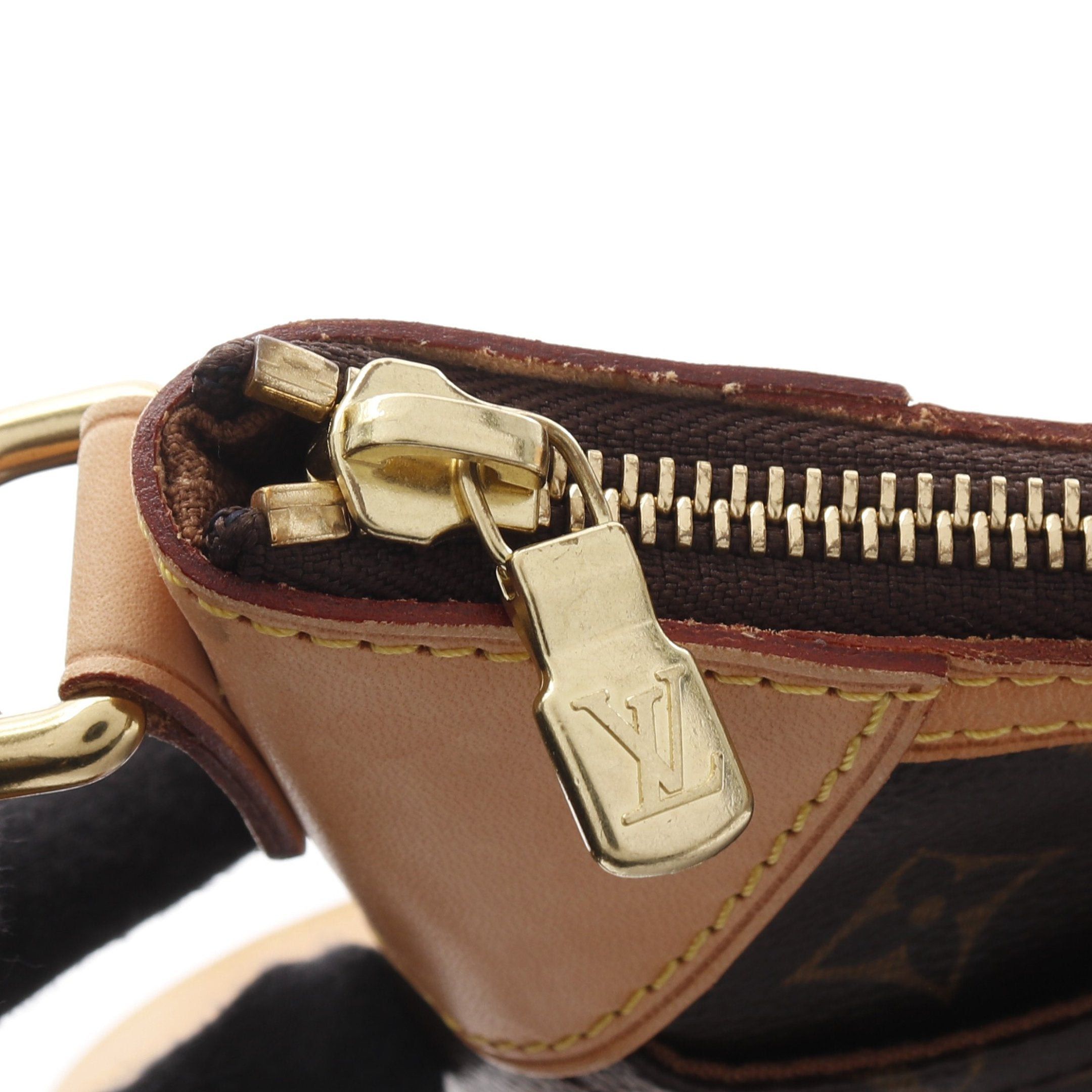 Louis Vuitton Louis Vuitton Odeon Pm Monogram Shoulder Bag Leather Brown Size ONE SIZE - 7 Thumbnail