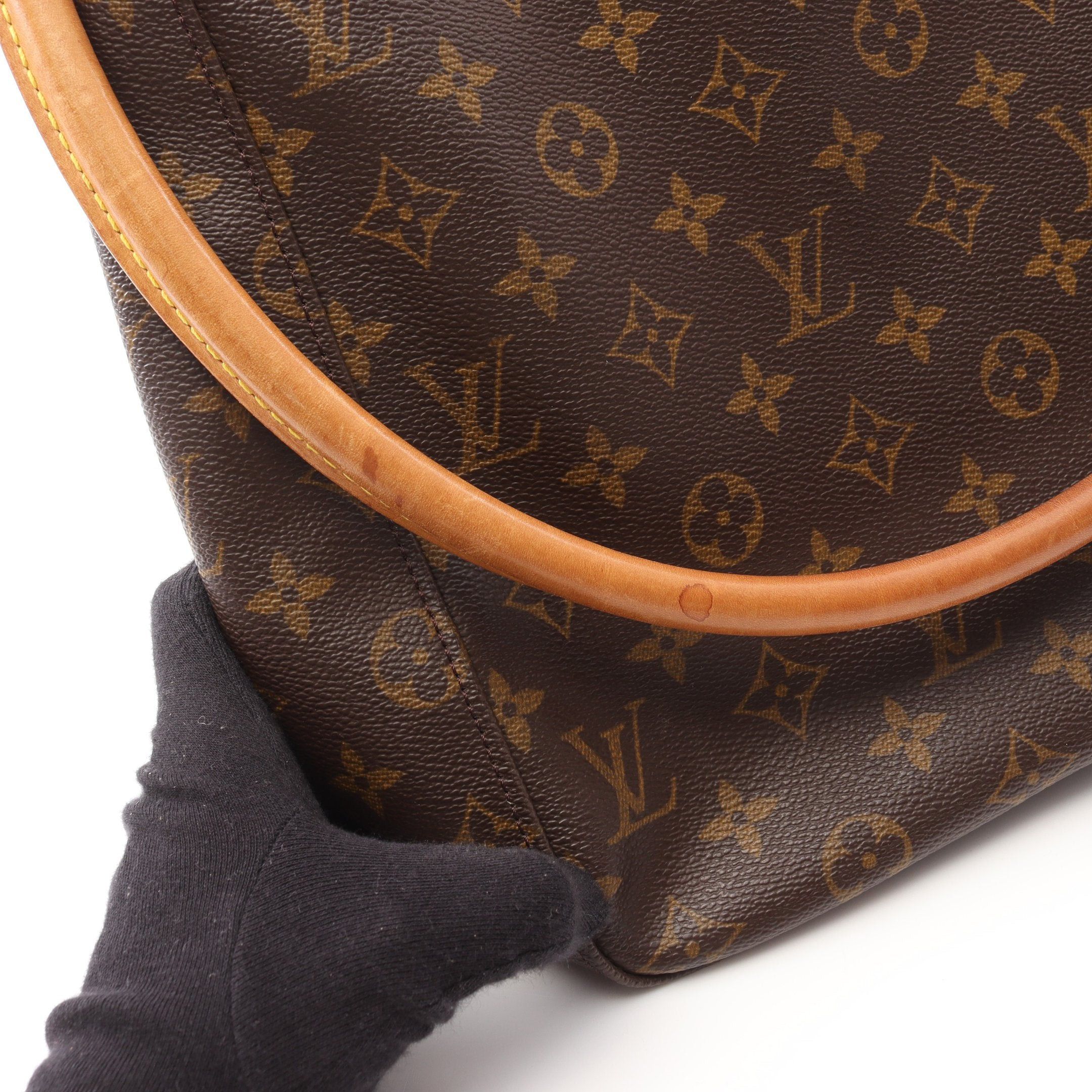 Louis Vuitton Louis Vuitton Looping Gm Monogram Shoulder Bag Leather Brown Size ONE SIZE - 9 Thumbnail