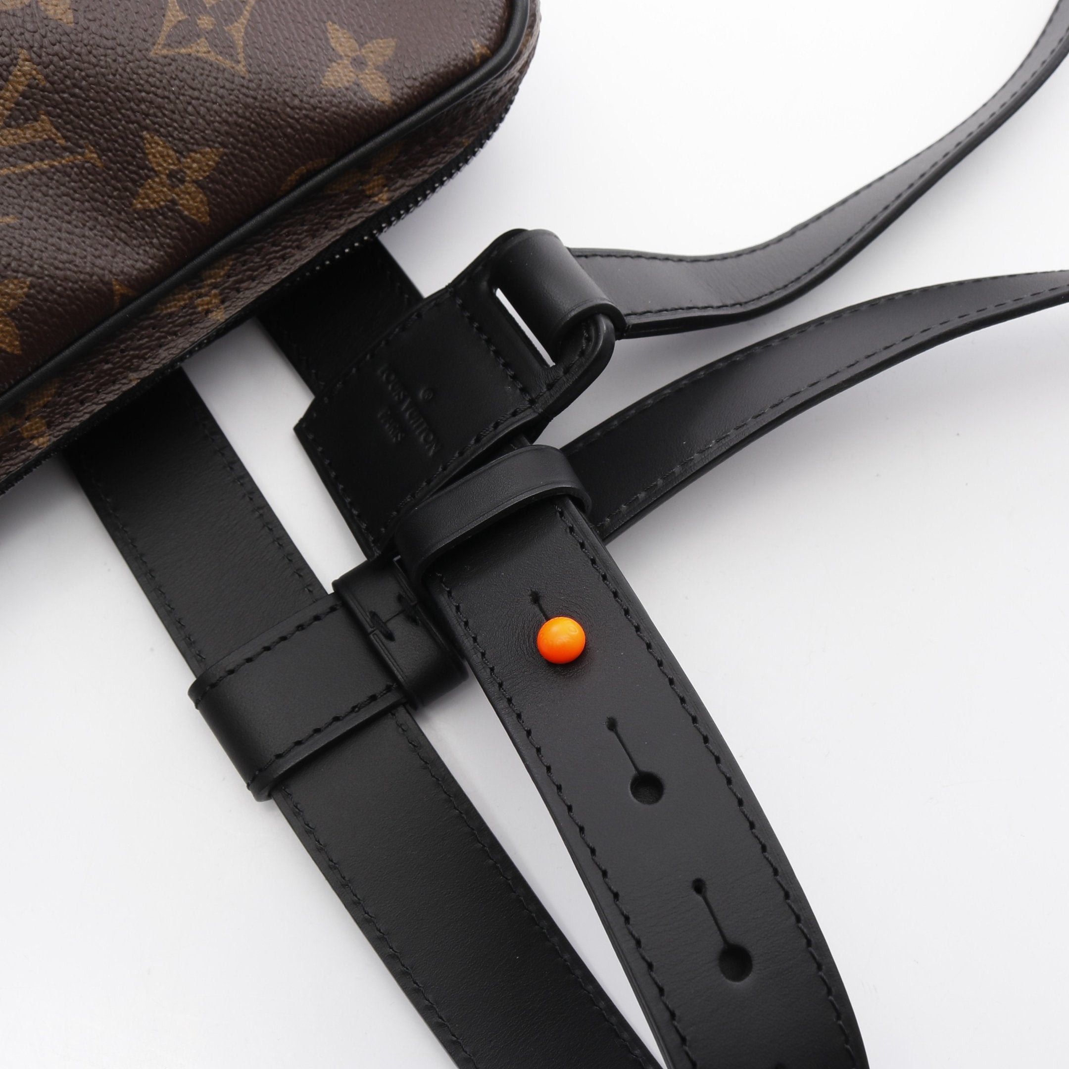Louis Vuitton Louis Vuitton Utility Side Bag Monogram Solar Lei Waist Body Leather Brown Black Size ONE SIZE - 8 Thumbnail
