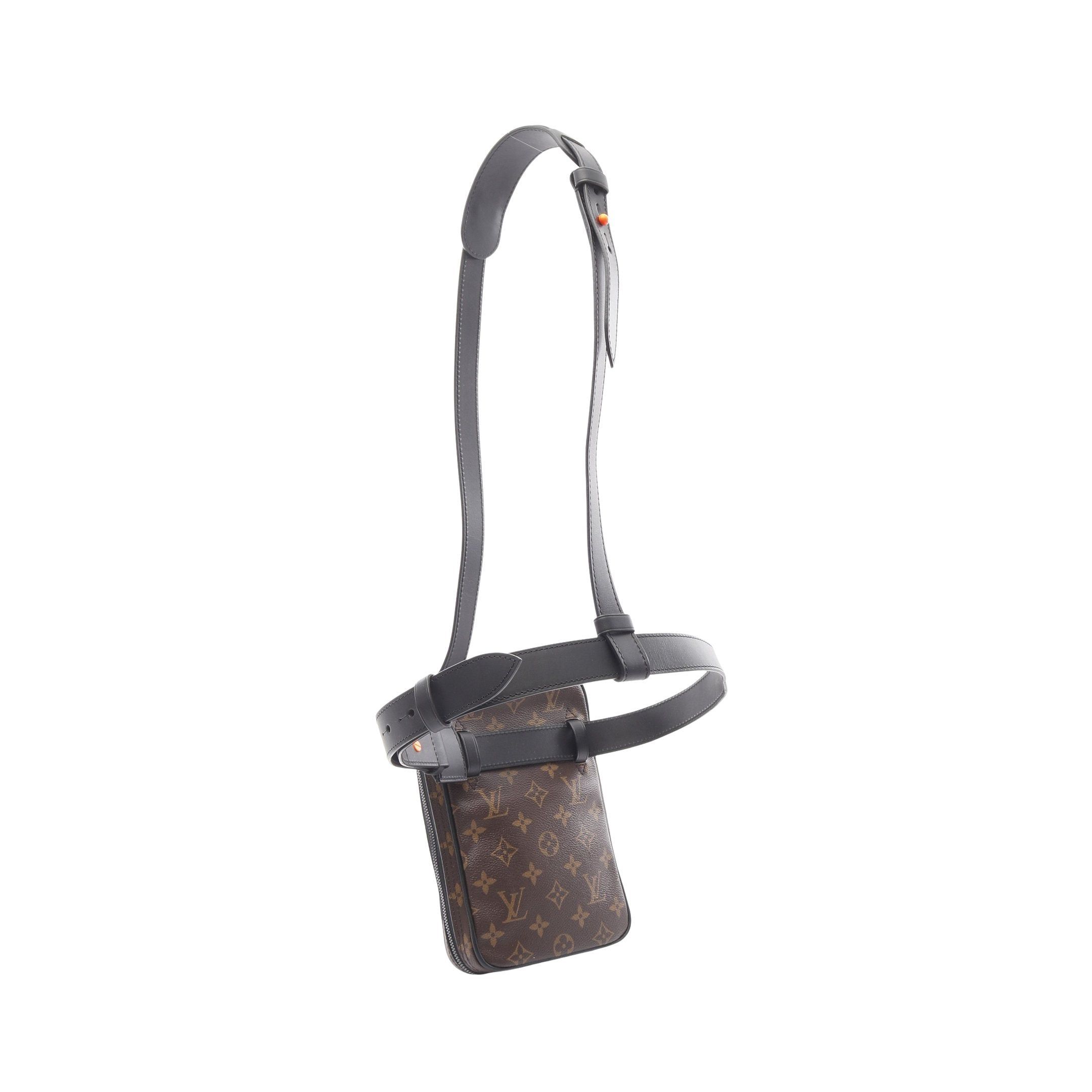 Louis Vuitton Louis Vuitton Utility Side Bag Monogram Solar Lei Waist Body Leather Brown Black Size ONE SIZE - 2 Thumbnail