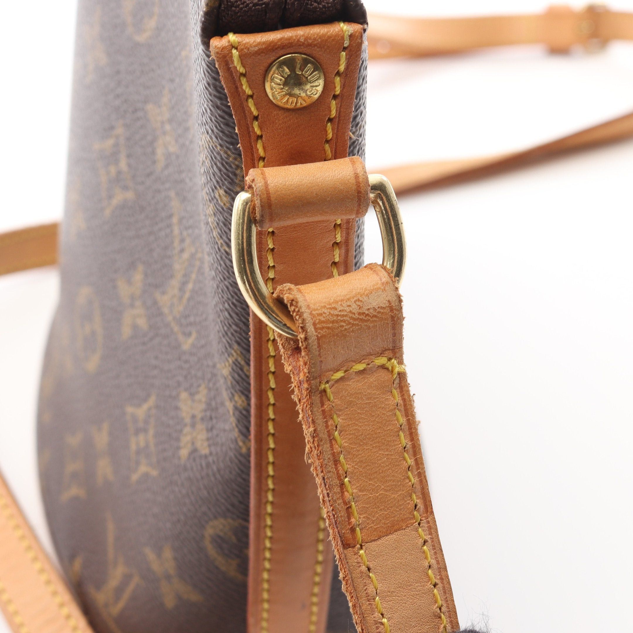 Louis Vuitton Louis Vuitton Druot Monogram Shoulder Bag Leather Brown Size ONE SIZE - 9 Thumbnail