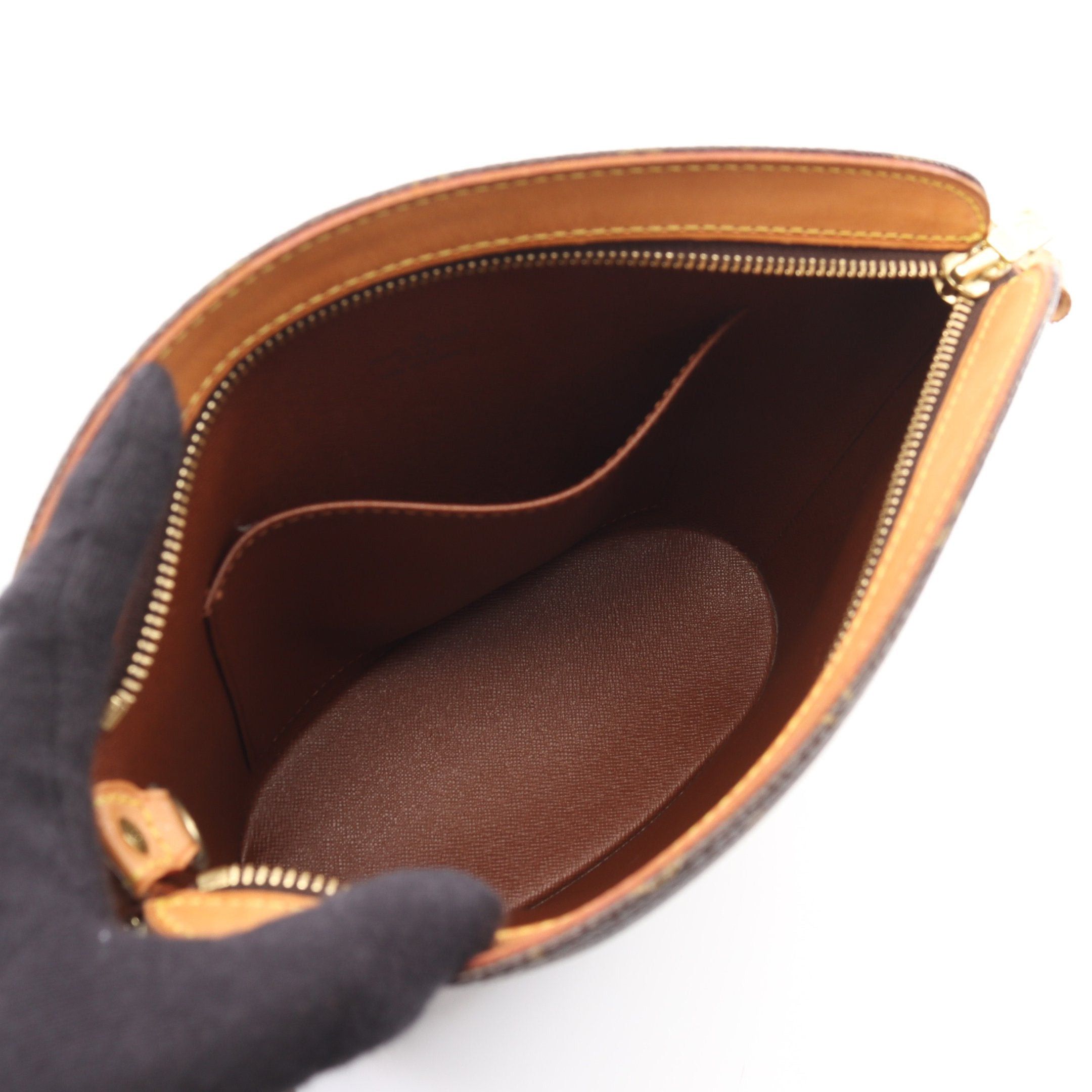Louis Vuitton Louis Vuitton Druot Monogram Shoulder Bag Leather Brown Size ONE SIZE - 3 Thumbnail