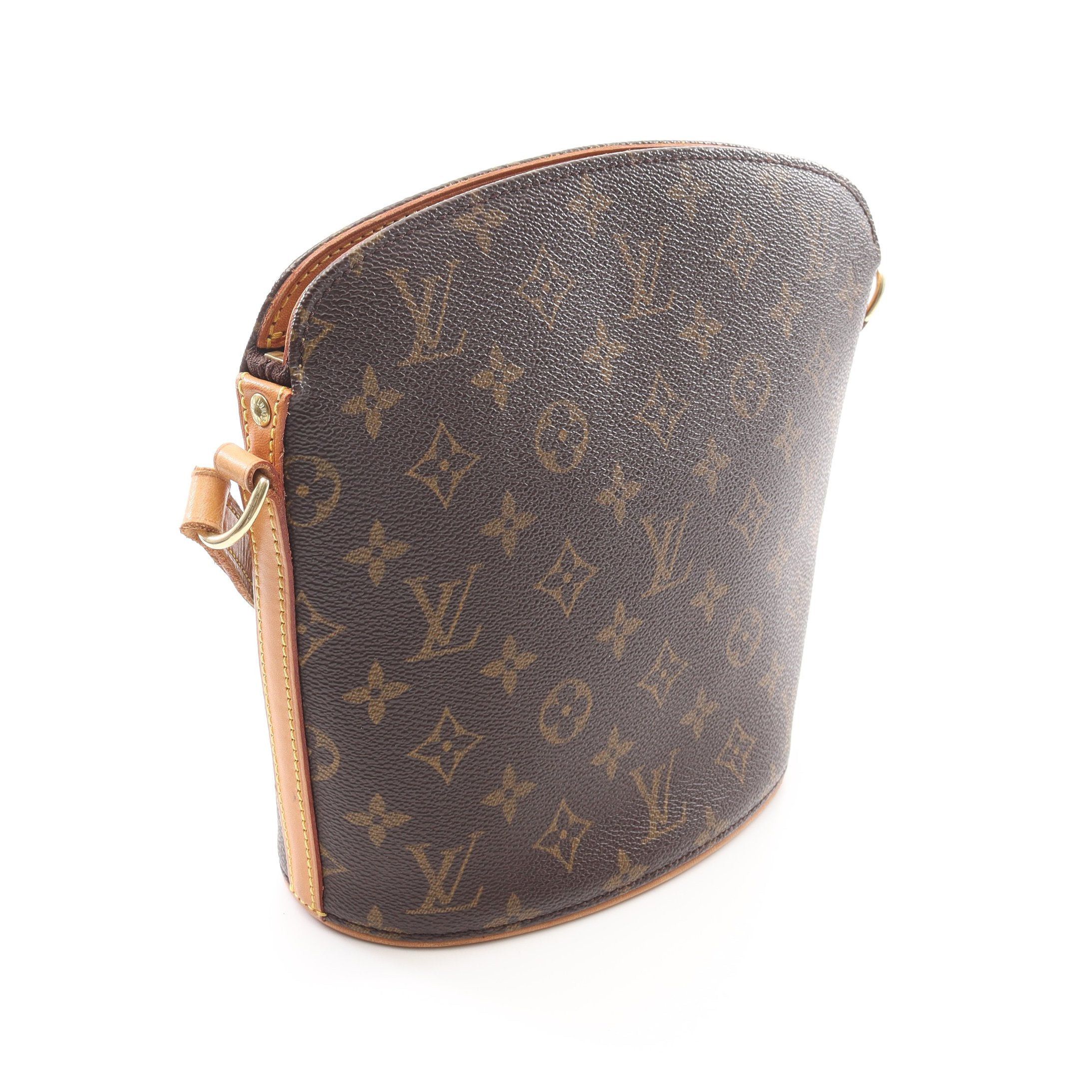 Louis Vuitton Louis Vuitton Druot Monogram Shoulder Bag Leather Brown Size ONE SIZE - 2 Thumbnail