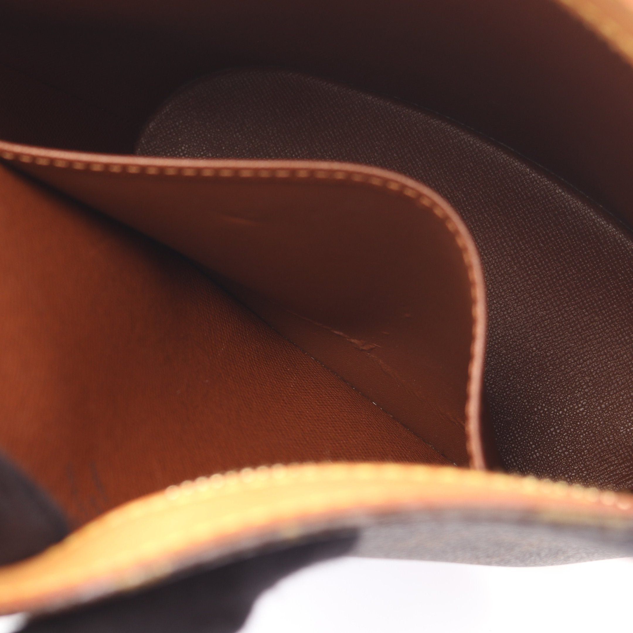 Louis Vuitton Louis Vuitton Druot Monogram Shoulder Bag Leather Brown Size ONE SIZE - 11 Thumbnail