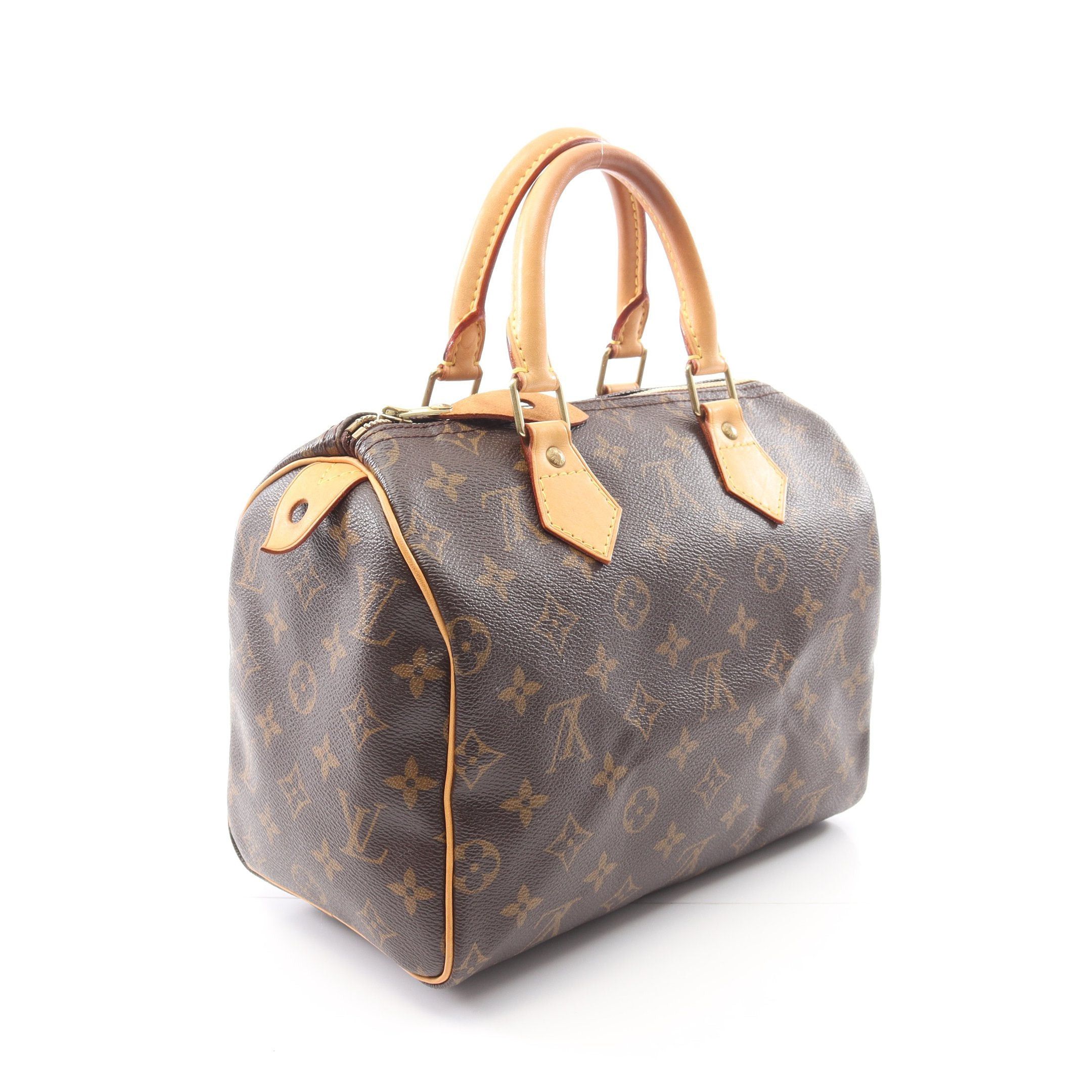 Louis Vuitton Louis Vuitton Speedy 25 Monogram Handbag Leather Brown Size ONE SIZE - 2 Thumbnail