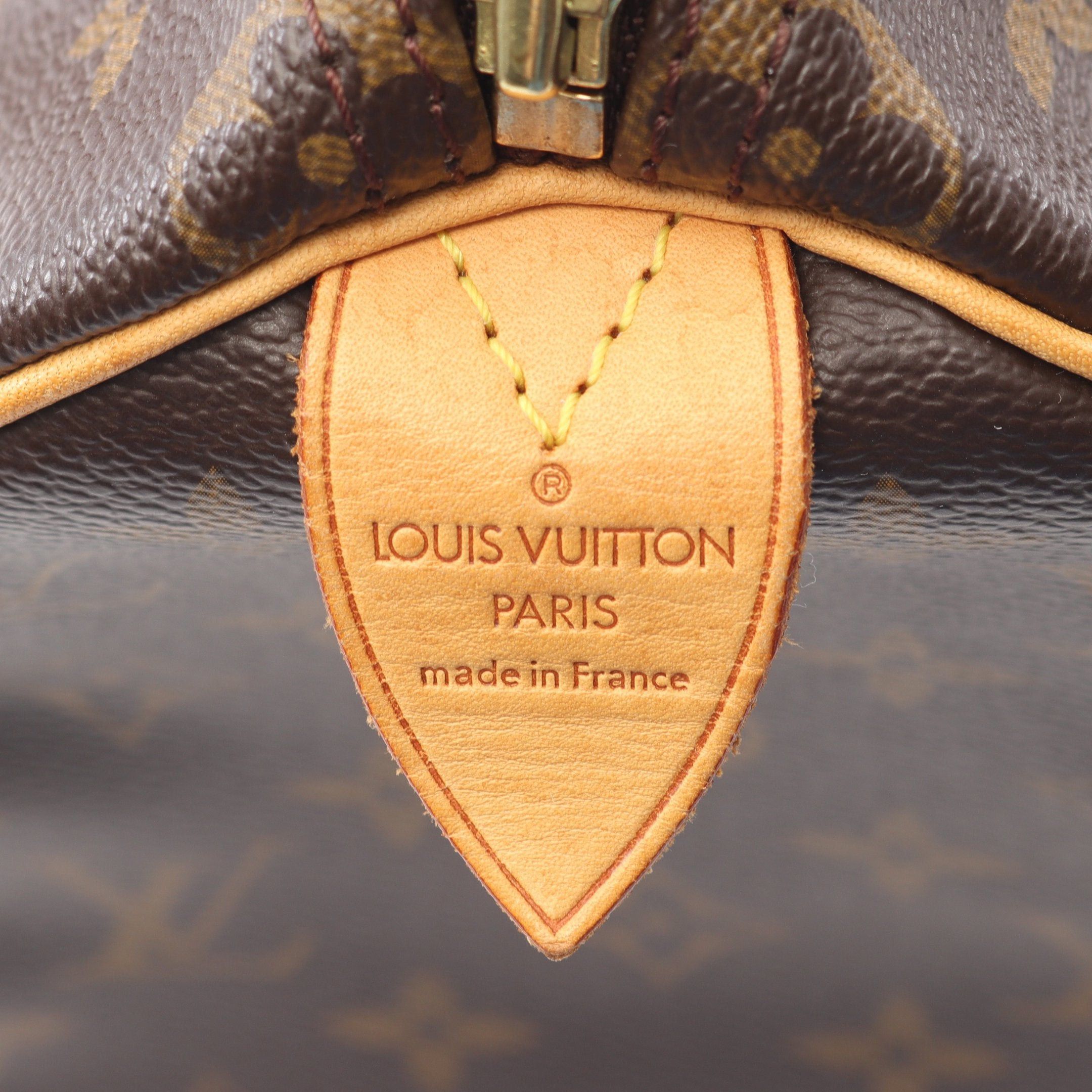 Louis Vuitton Louis Vuitton Speedy 25 Monogram Handbag Leather Brown Size ONE SIZE - 4 Thumbnail