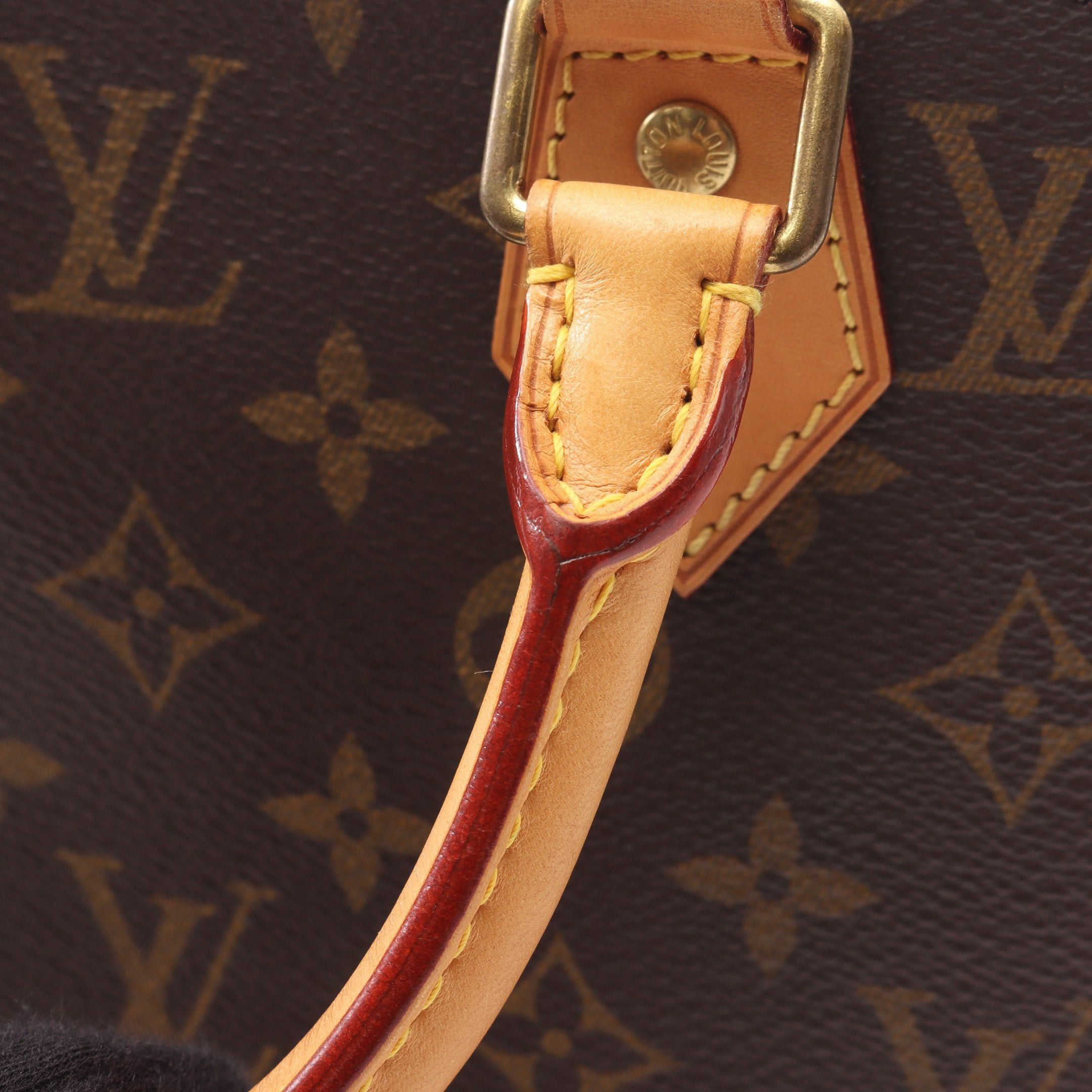 Louis Vuitton Louis Vuitton Alma Bb Monogram Handbag Leather Brown Size ONE SIZE - 7 Thumbnail
