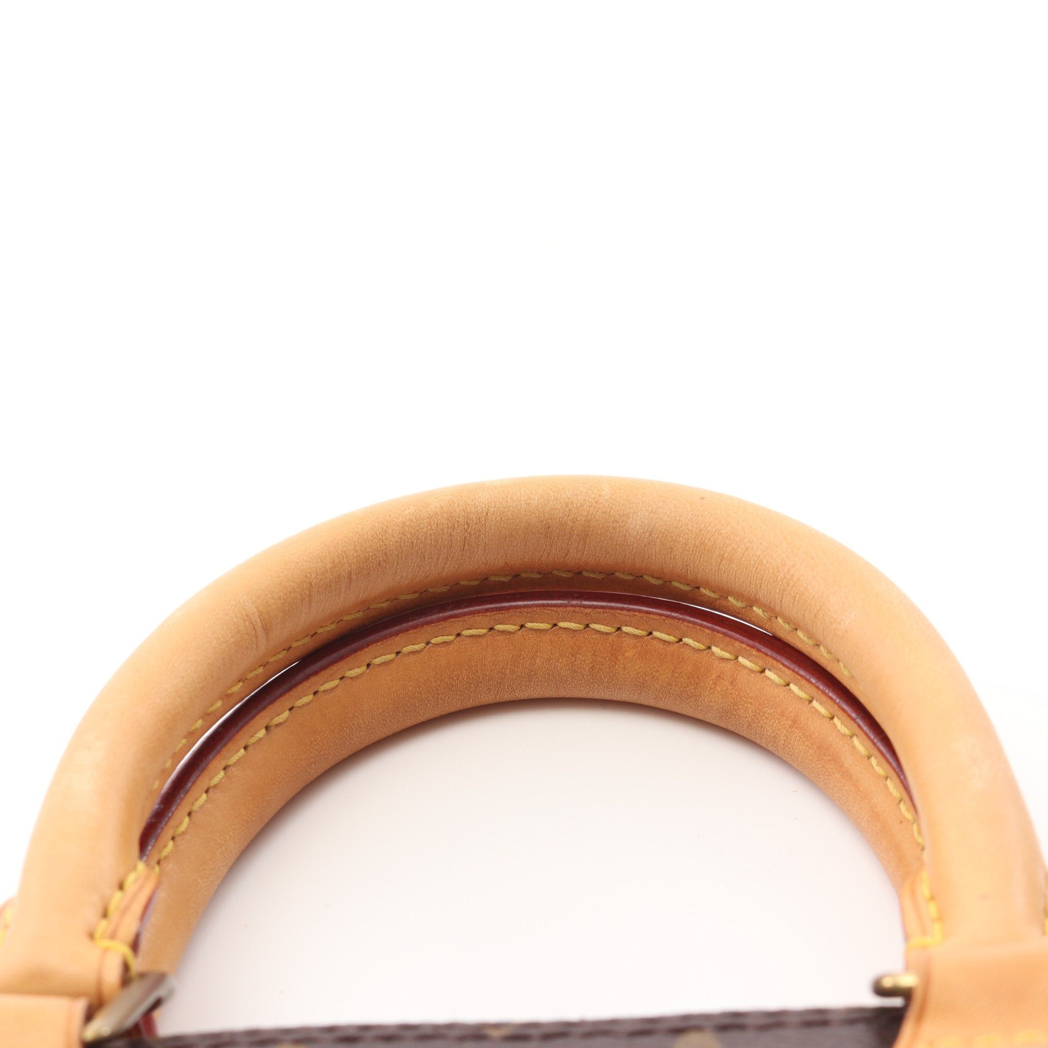 Louis Vuitton Louis Vuitton Alma Bb Monogram Handbag Leather Brown Size ONE SIZE - 8 Thumbnail