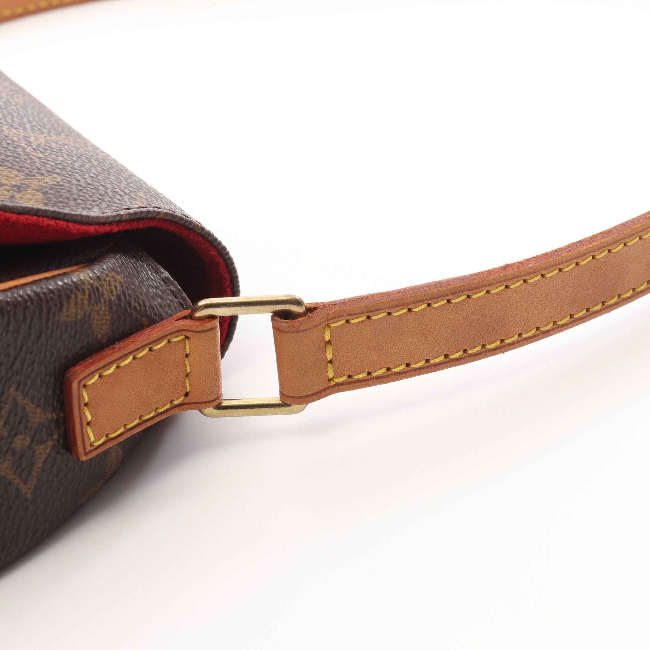 Louis Vuitton Louis Vuitton Tambourine Monogram Shoulder Bag Leather Brown Size ONE SIZE - 9 Thumbnail