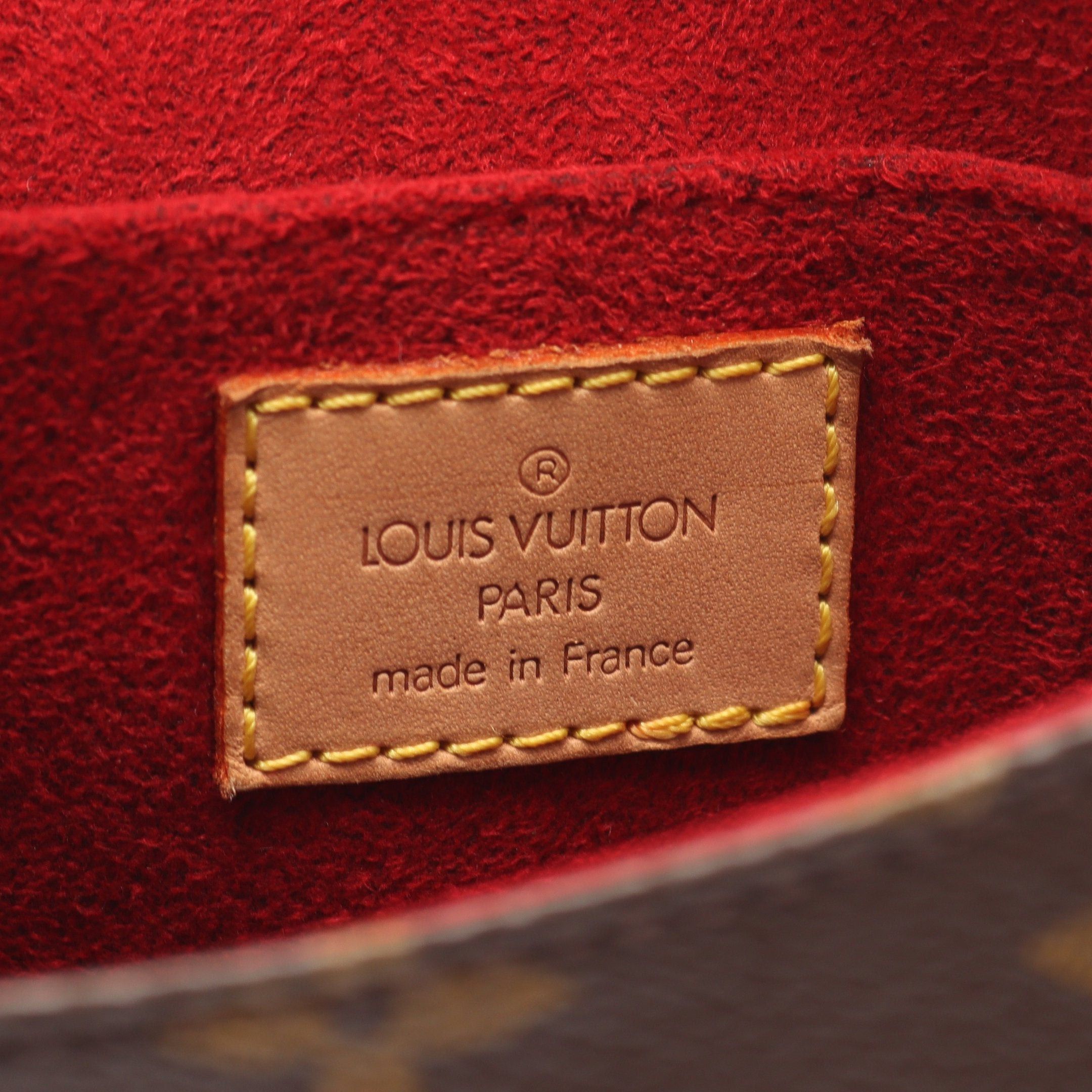 Louis Vuitton Louis Vuitton Tambourine Monogram Shoulder Bag Leather Brown Size ONE SIZE - 4 Thumbnail