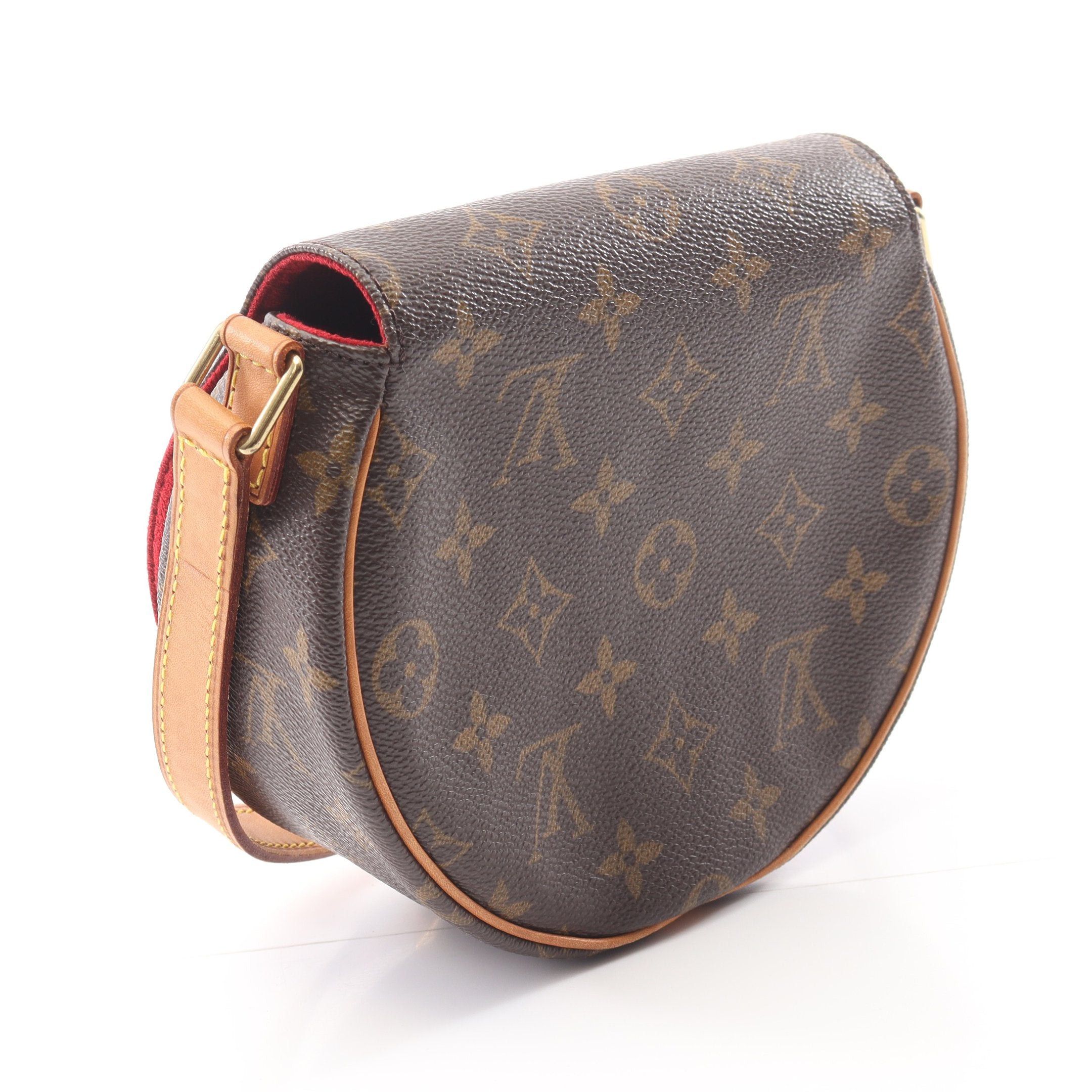 Louis Vuitton Louis Vuitton Tambourine Monogram Shoulder Bag Leather Brown Size ONE SIZE - 2 Thumbnail