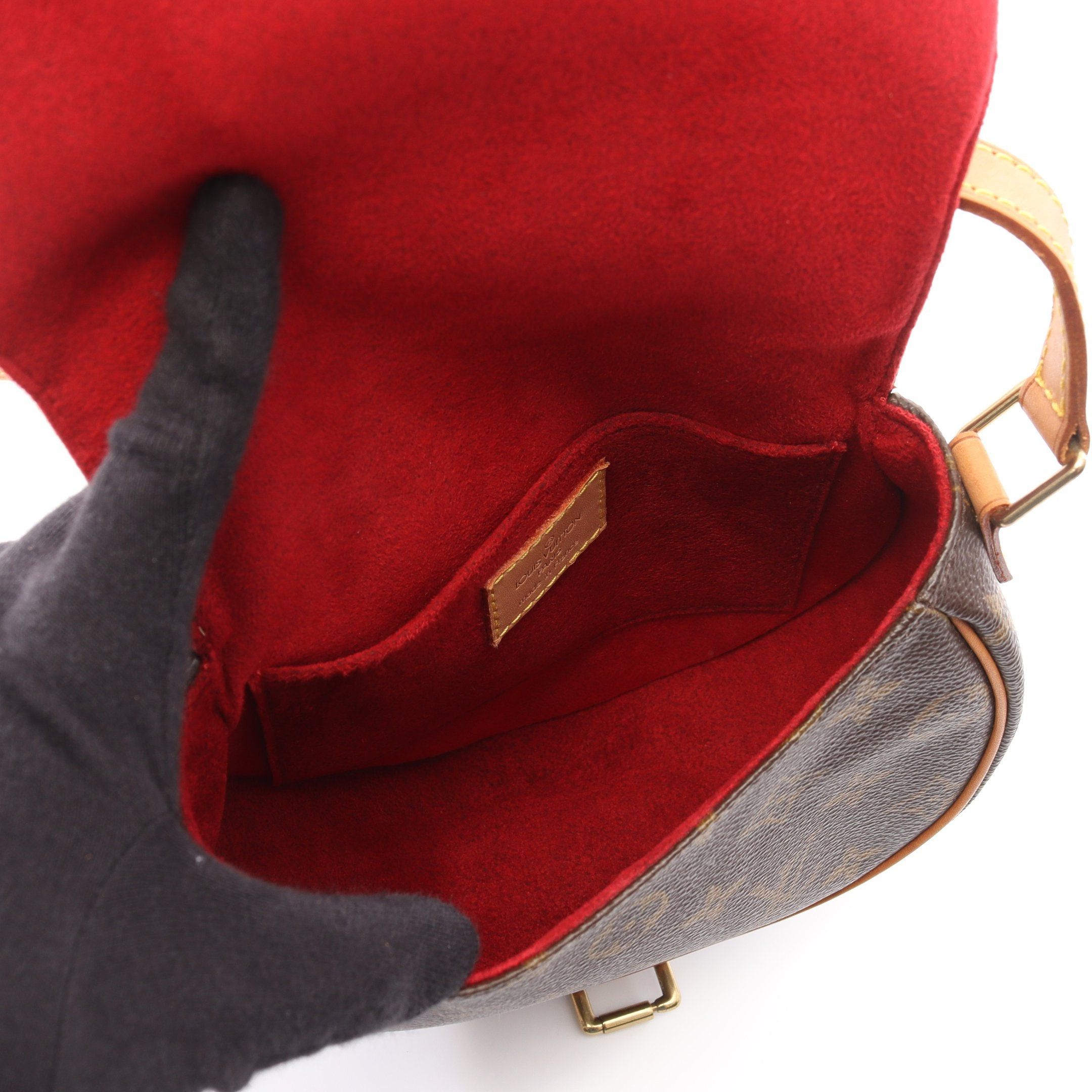 Louis Vuitton Louis Vuitton Tambourine Monogram Shoulder Bag Leather Brown Size ONE SIZE - 3 Thumbnail
