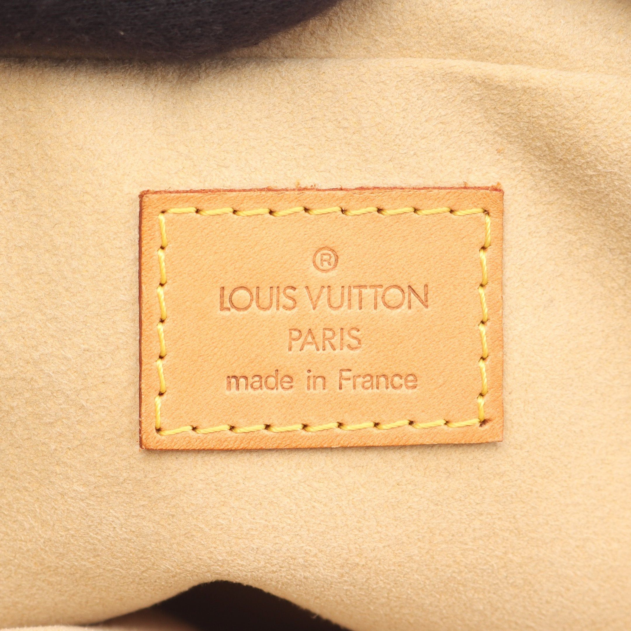 Louis Vuitton Louis Vuitton Manhattan Pm Monogram Handbag Leather Brown Size ONE SIZE - 4 Thumbnail