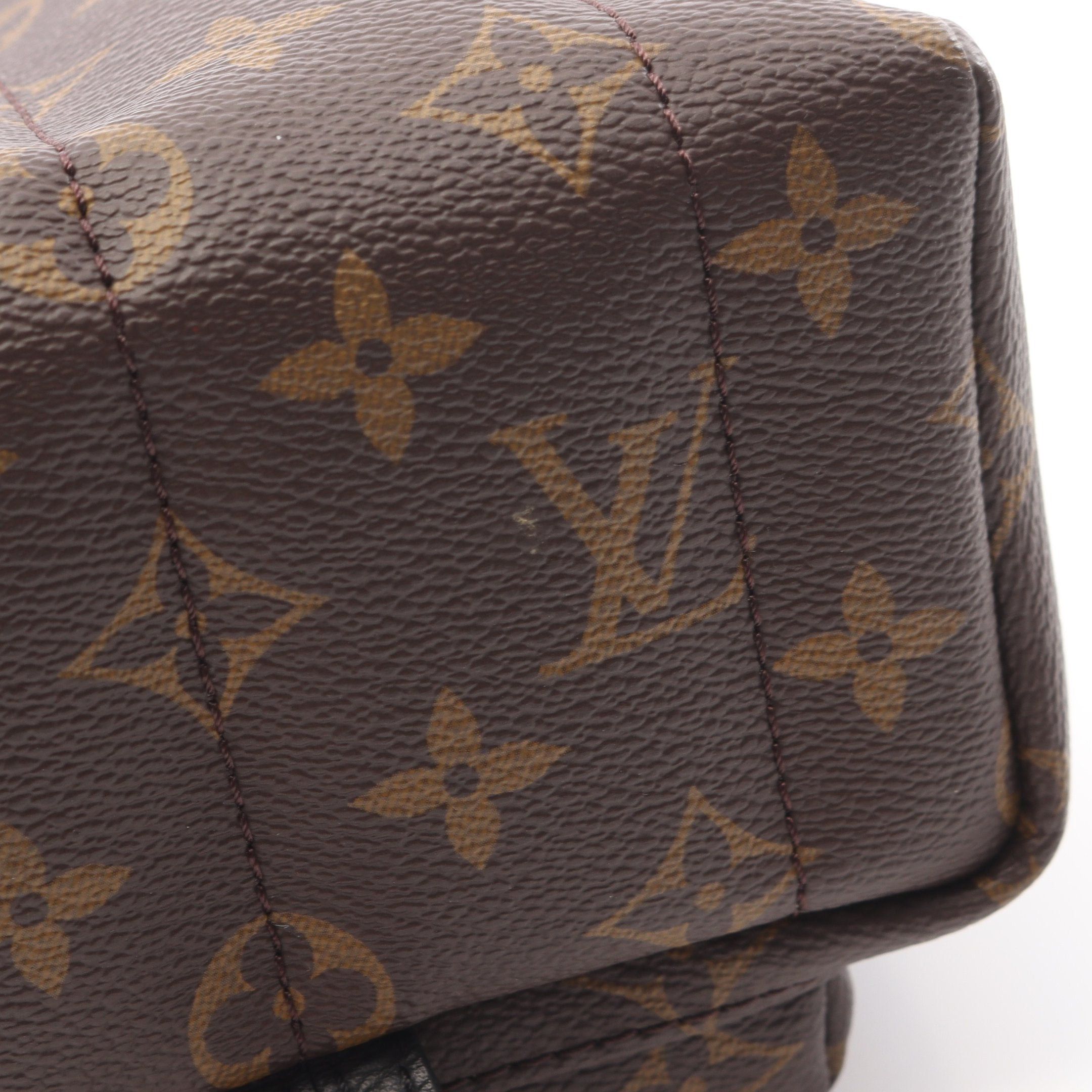 Louis Vuitton Louis Vuitton Palm Springs Backpack Mini Monogram Rucksack Leather Brown Black Size ONE SIZE - 7 Thumbnail