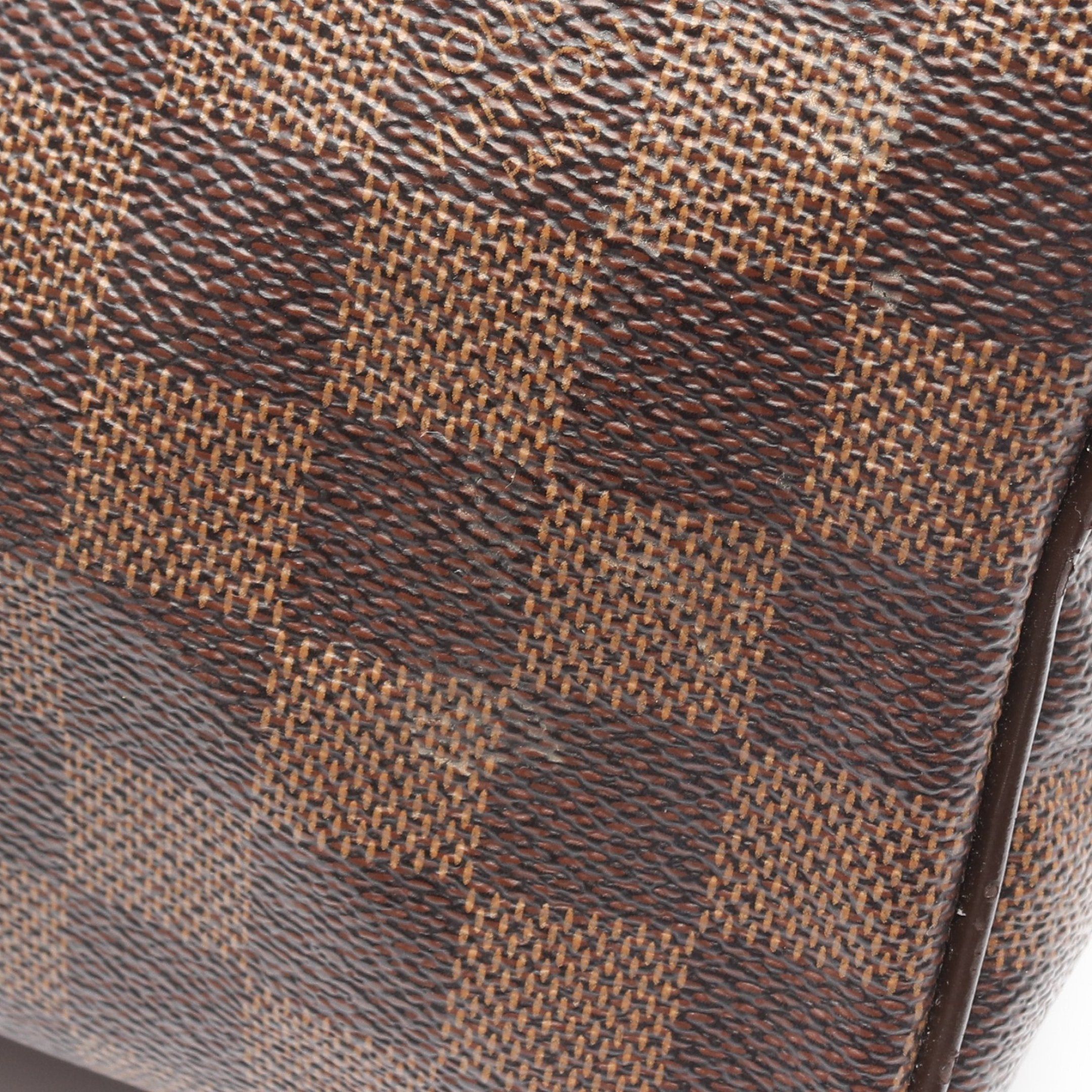Louis Vuitton Louis Vuitton Speedy 25 Damier Ebene Handbag Leather Brown Size ONE SIZE - 7 Thumbnail