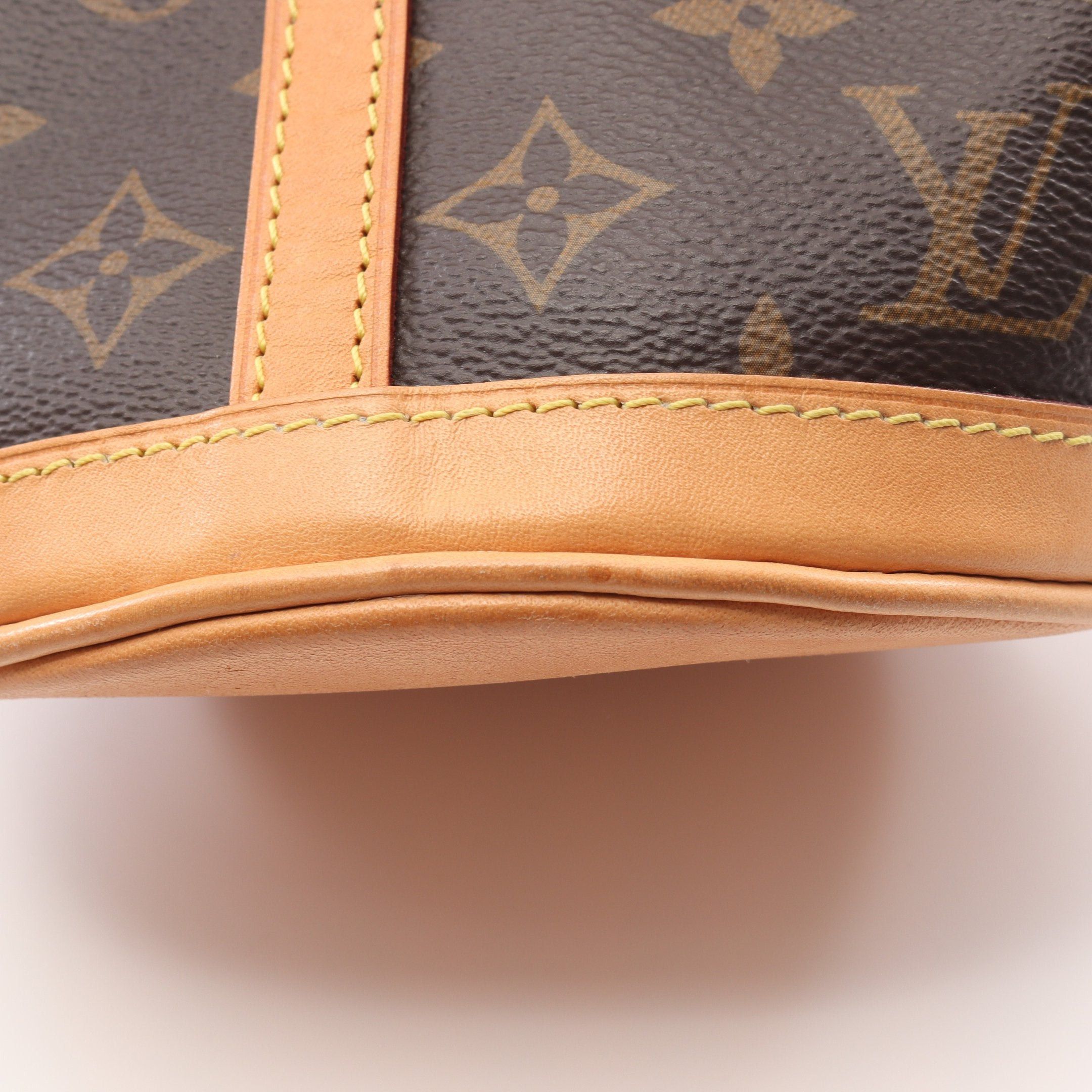 Louis Vuitton Louis Vuitton Duffel Bag Monogram Handbag Leather Brown Size ONE SIZE - 8 Thumbnail