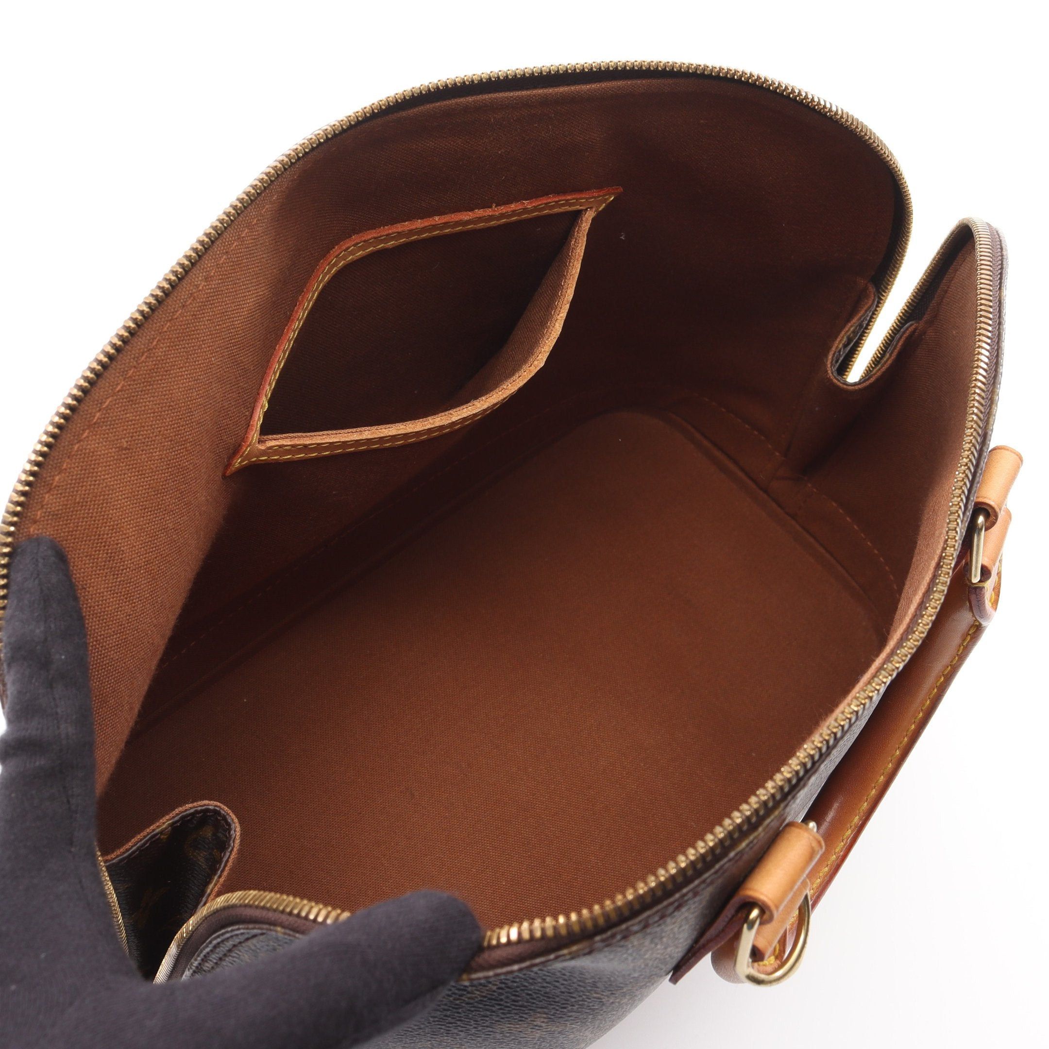 Louis Vuitton Louis Vuitton Alma Pm Monogram Handbag Leather Brown Size ONE SIZE - 3 Thumbnail