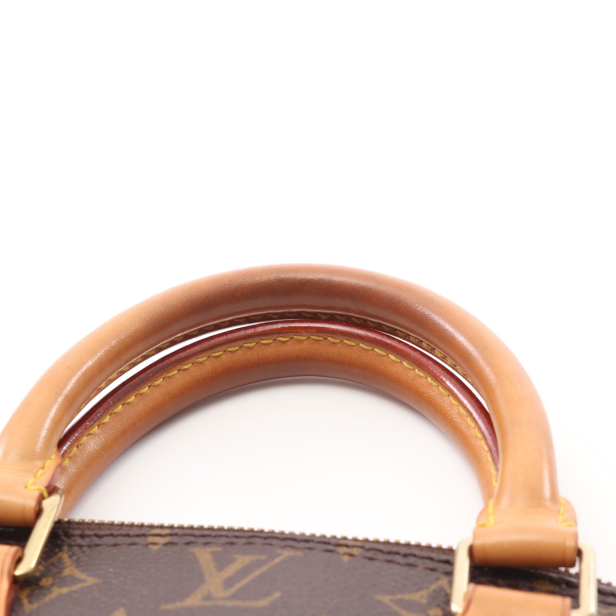 Louis Vuitton Louis Vuitton Alma Pm Monogram Handbag Leather Brown Size ONE SIZE - 11 Thumbnail