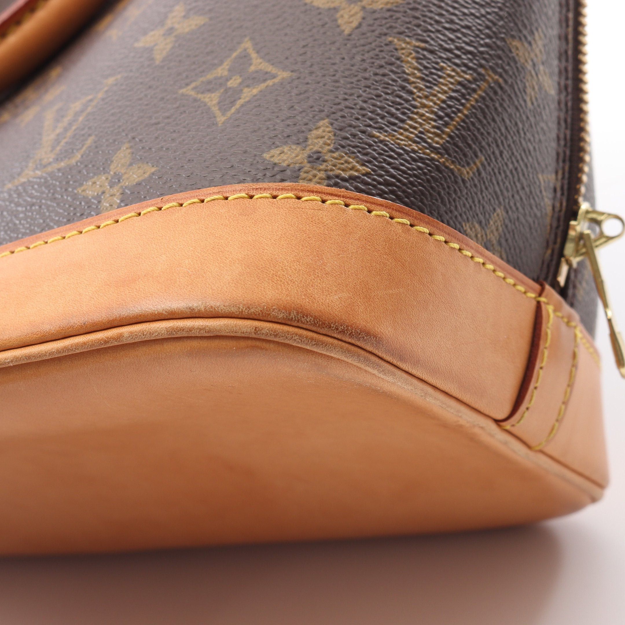 Louis Vuitton Louis Vuitton Alma Pm Monogram Handbag Leather Brown Size ONE SIZE - 7 Thumbnail