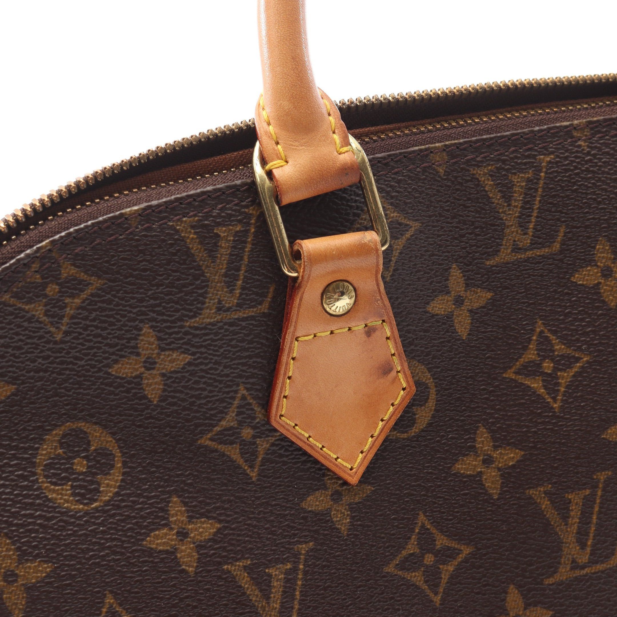 Louis Vuitton Louis Vuitton Alma Pm Monogram Handbag Leather Brown Size ONE SIZE - 9 Thumbnail