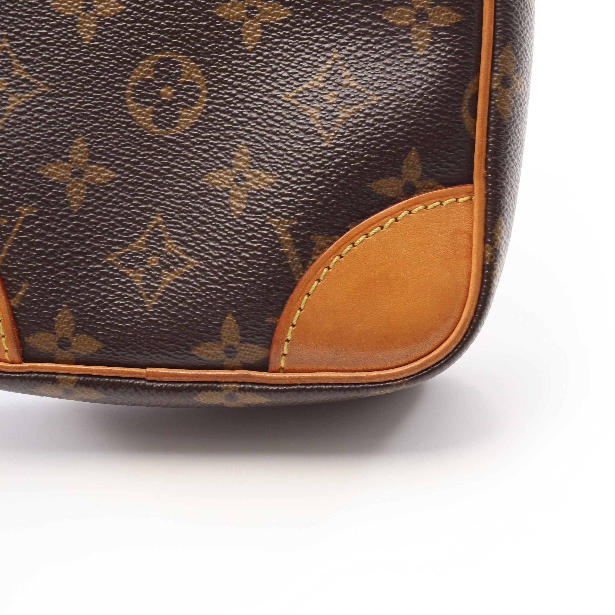 Louis Vuitton Louis Vuitton Danube Monogram Shoulder Bag Leather Brown Size ONE SIZE - 12 Thumbnail