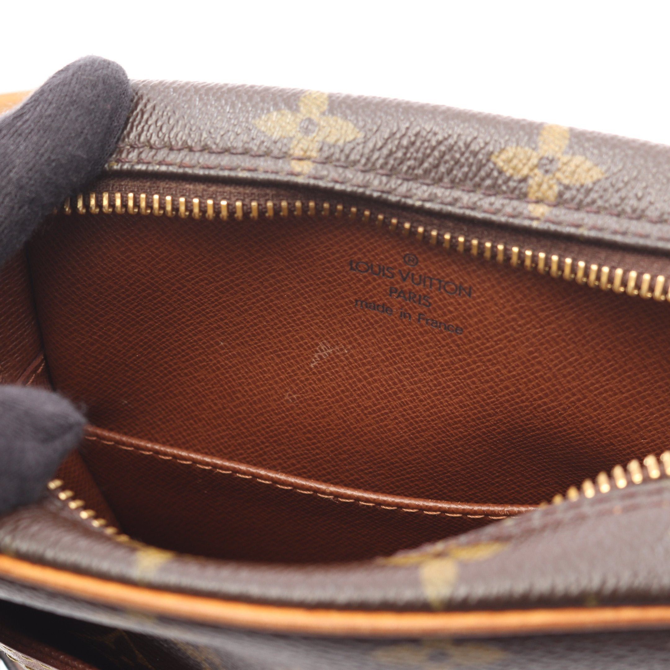 Louis Vuitton Louis Vuitton Danube Monogram Shoulder Bag Leather Brown Size ONE SIZE - 6 Thumbnail