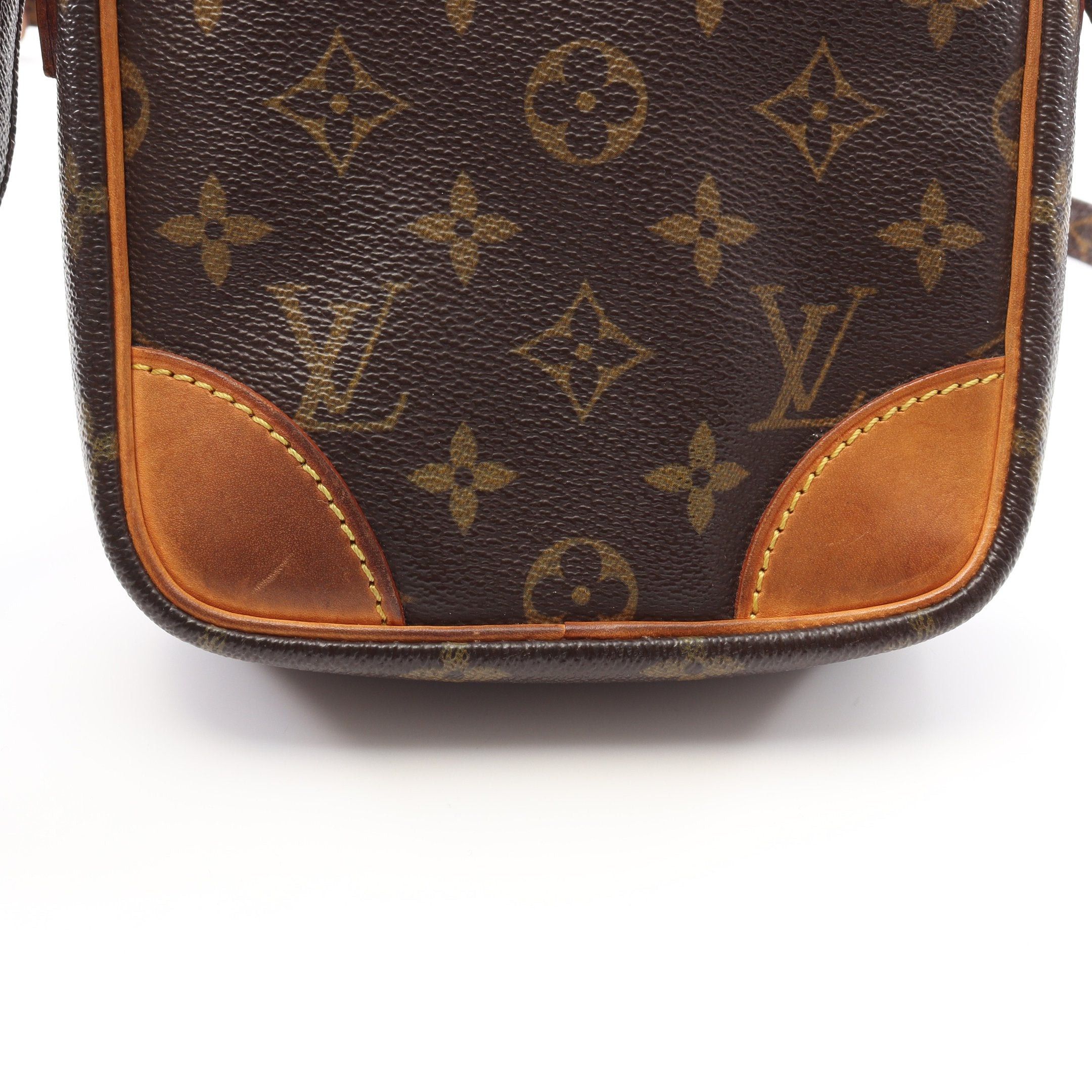 Louis Vuitton Louis Vuitton Danube Monogram Shoulder Bag Leather Brown Size ONE SIZE - 7 Thumbnail