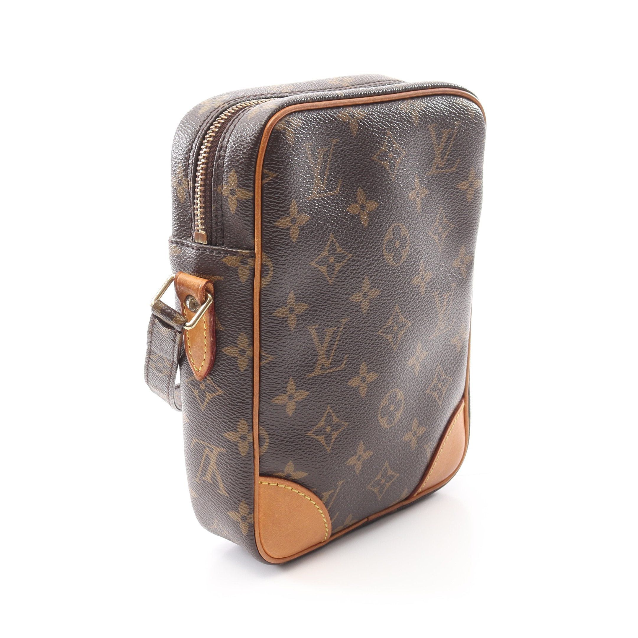 Louis Vuitton Louis Vuitton Danube Monogram Shoulder Bag Leather Brown Size ONE SIZE - 2 Thumbnail