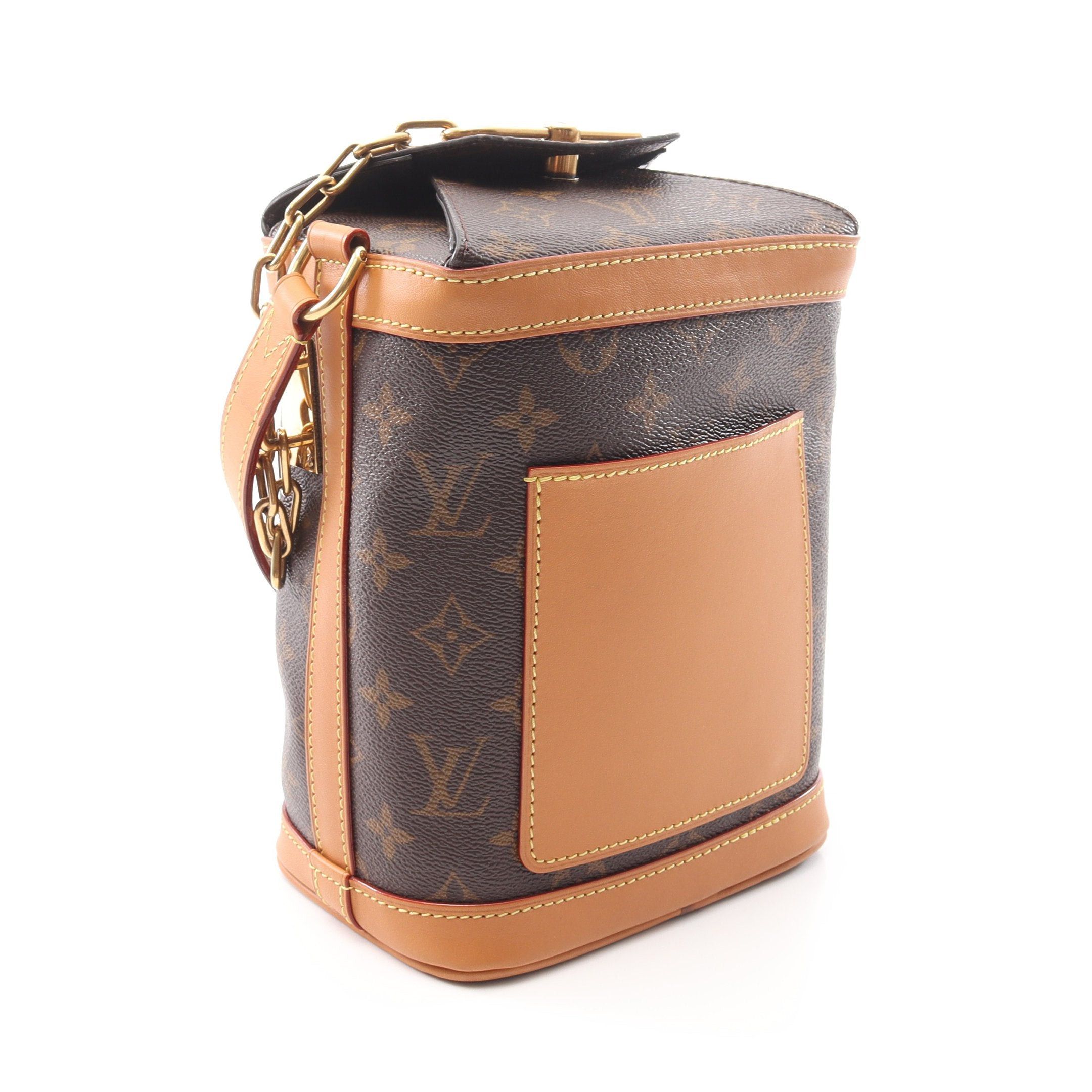 Louis Vuitton Louis Vuitton Milk Box Monogram Shoulder Bag Leather Brown Size ONE SIZE - 2 Thumbnail