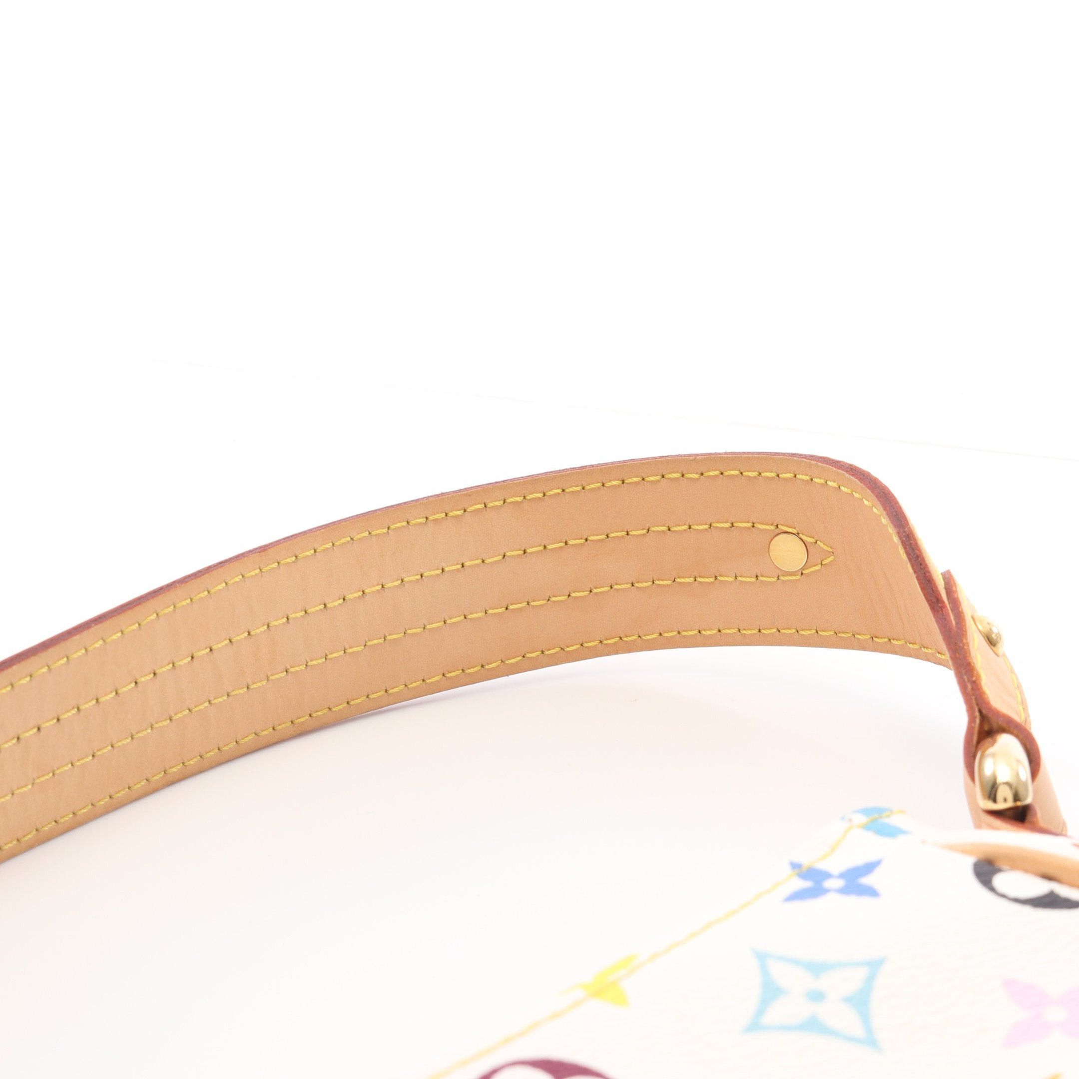 Louis Vuitton Louis Vuitton Lodge Pm Monogram Multicolor Bron Shoulder Bag Leather White Size ONE SIZE - 8 Thumbnail