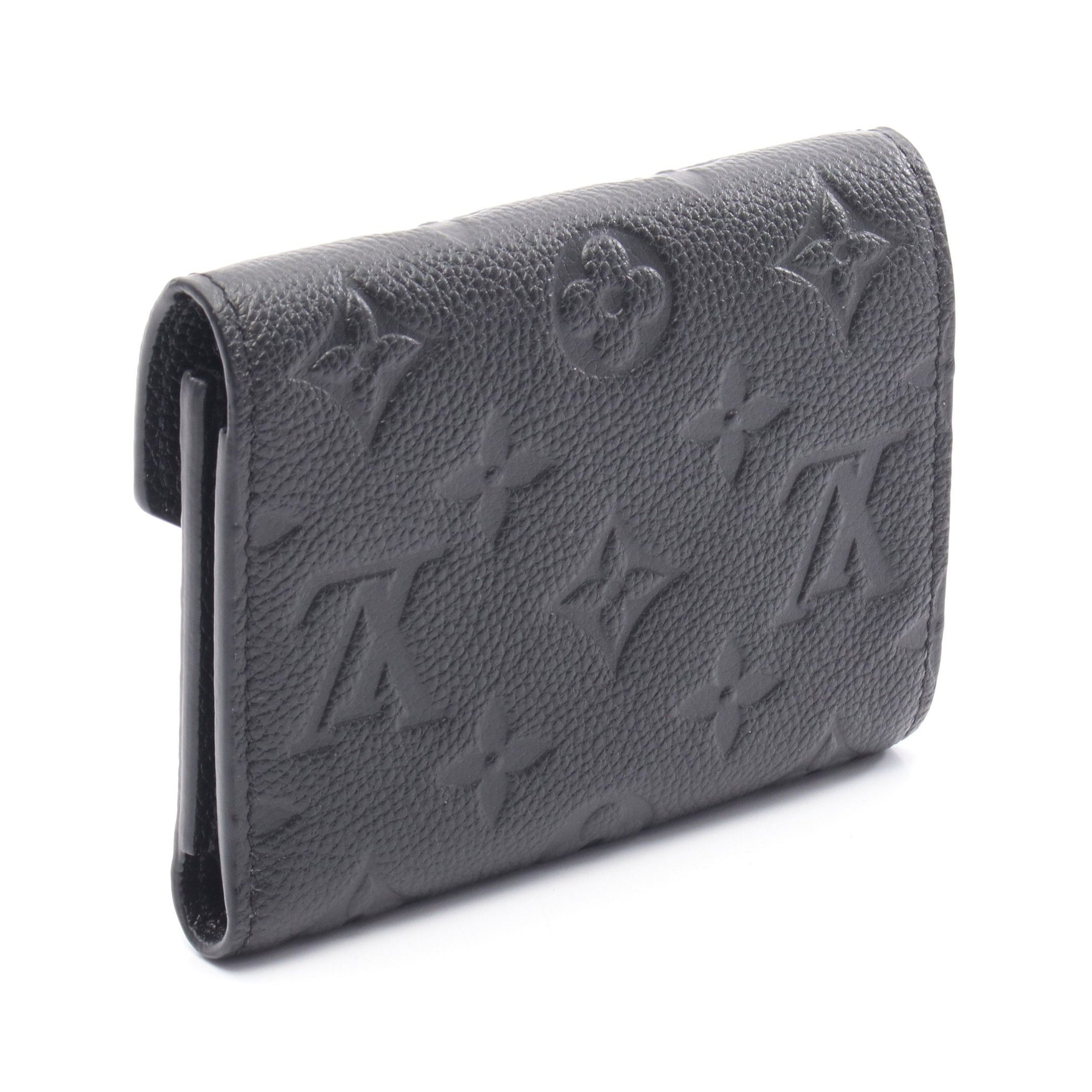 Louis Vuitton Louis Vuitton Portefeuil Victorine Monogram Empreinte Noir Trifold Wallet Leather Black Size ONE SIZE - 2 Thumbnail