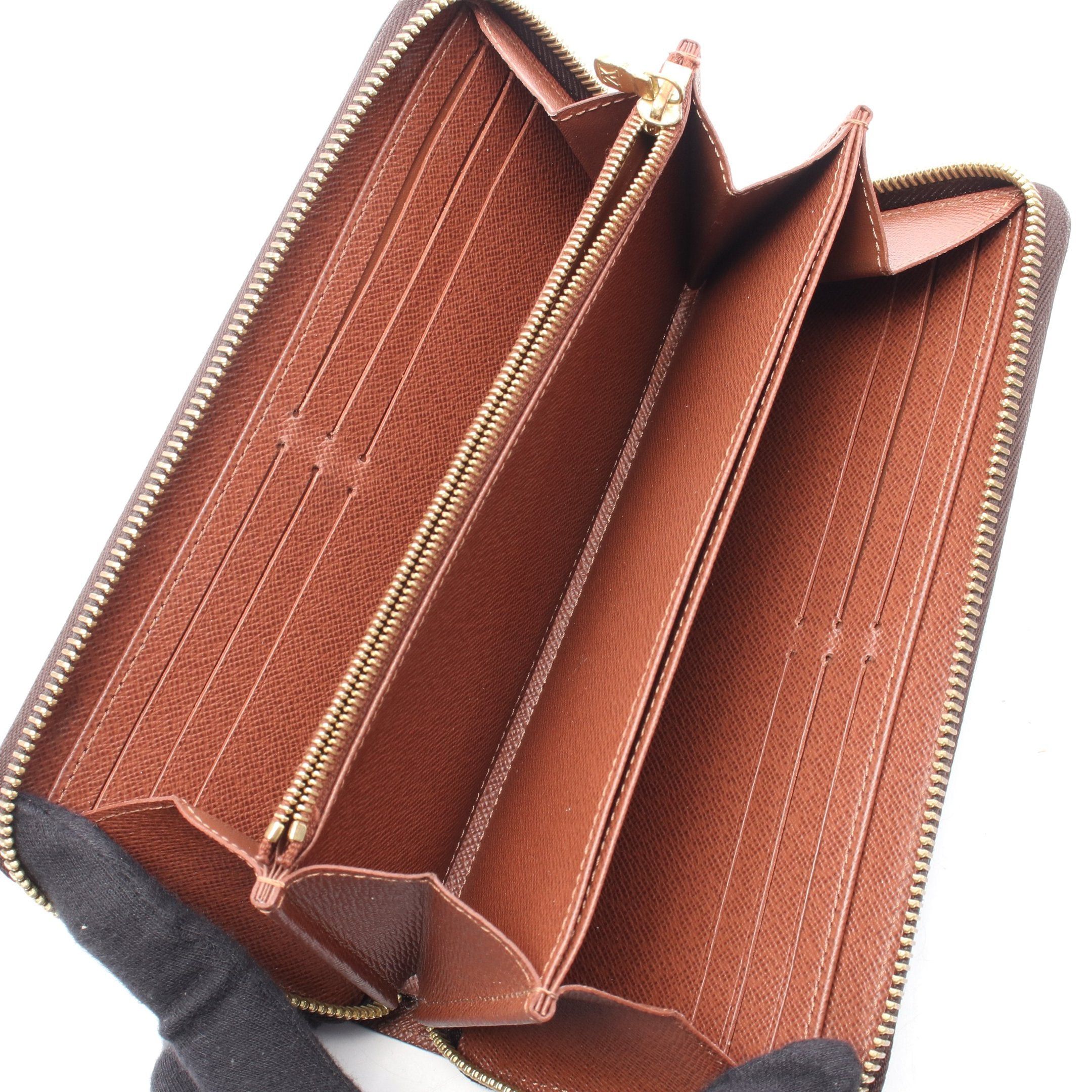 Louis Vuitton Louis Vuitton Zippy Wallet Monogram Round Zipper Long Brown Size ONE SIZE - 3 Thumbnail