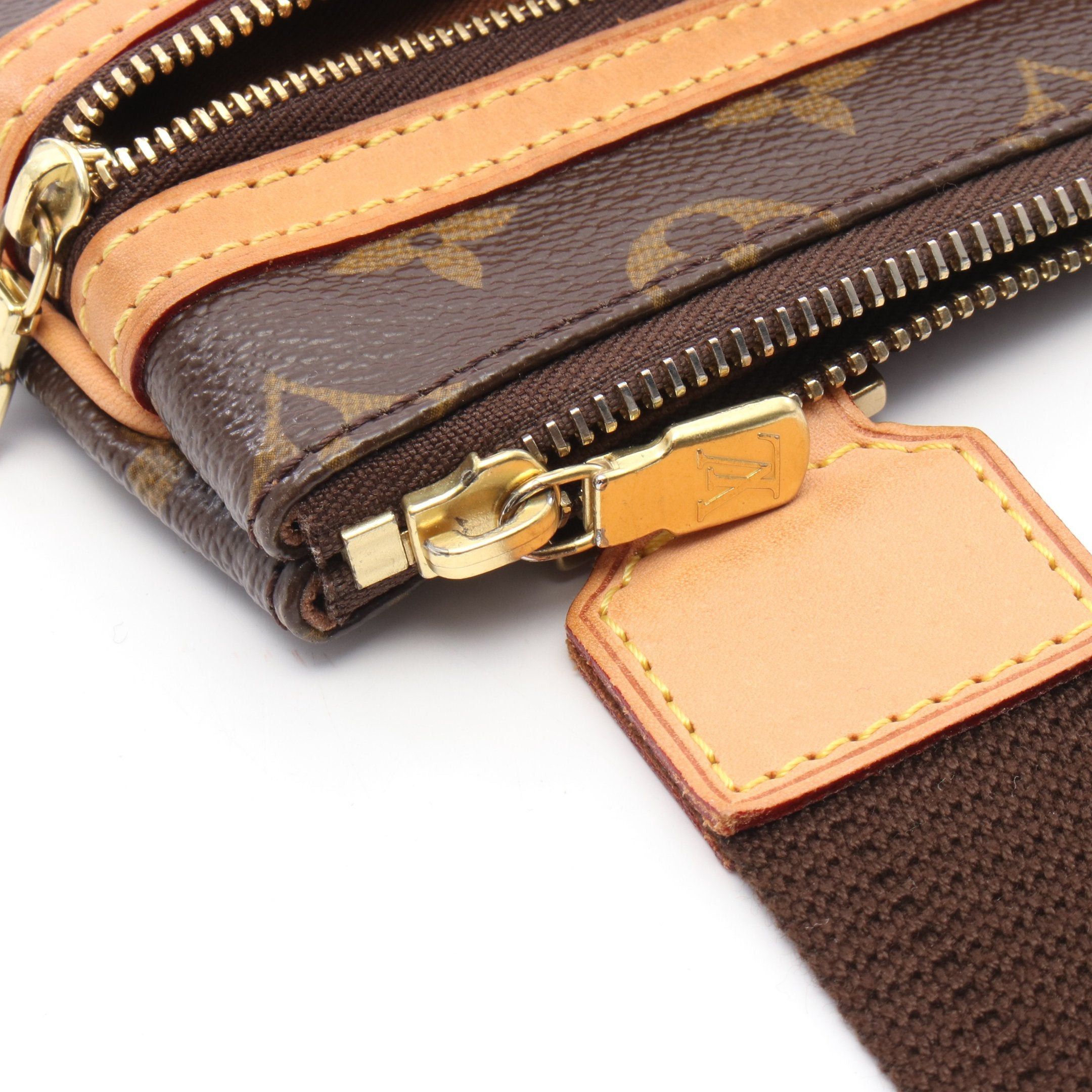 Louis Vuitton Louis Vuitton Pochette Bosphore Monogram Shoulder Bag Leather Brown Size ONE SIZE - 6 Thumbnail