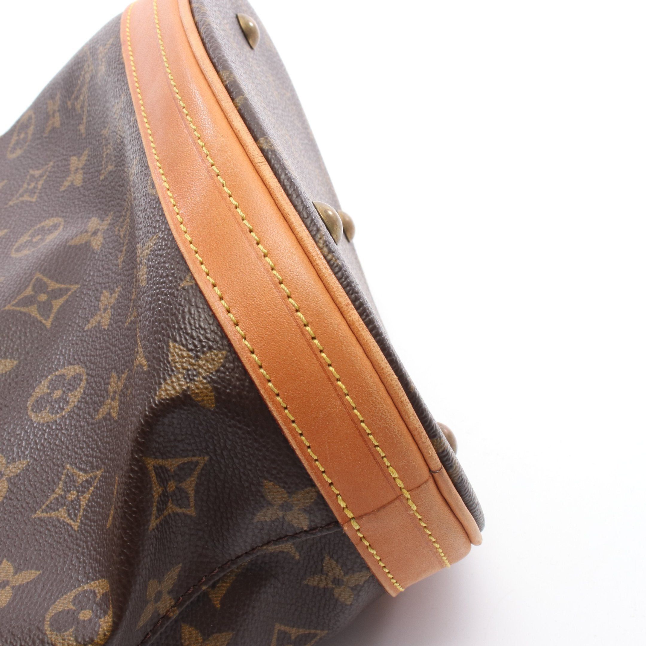Louis Vuitton Louis Vuitton Bucket Pm Monogram Handbag Leather Brown Size ONE SIZE - 9 Thumbnail