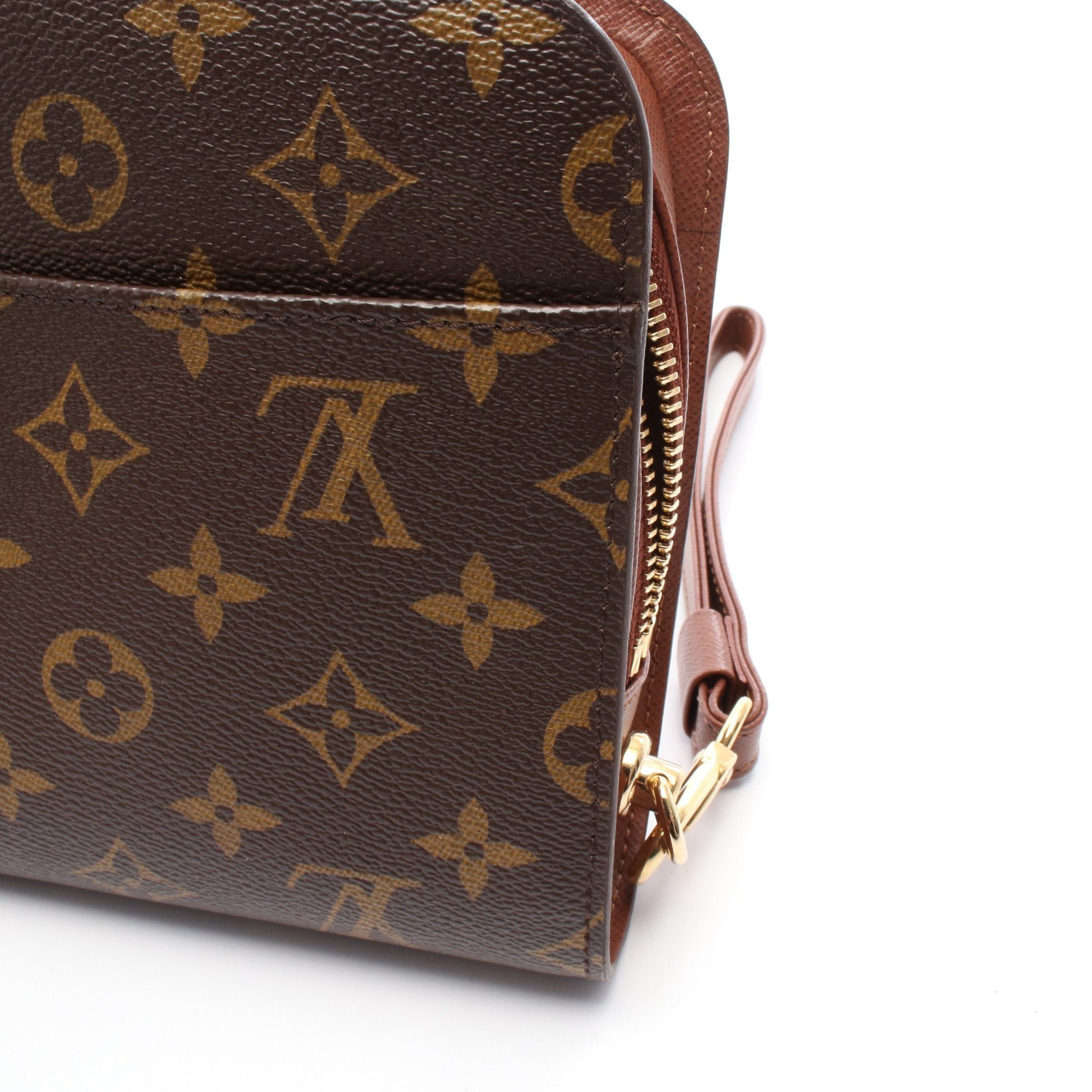 Louis Vuitton Louis Vuitton Orsay Monogram Clutch Bag Second Leather Brown Size ONE SIZE - 7 Thumbnail