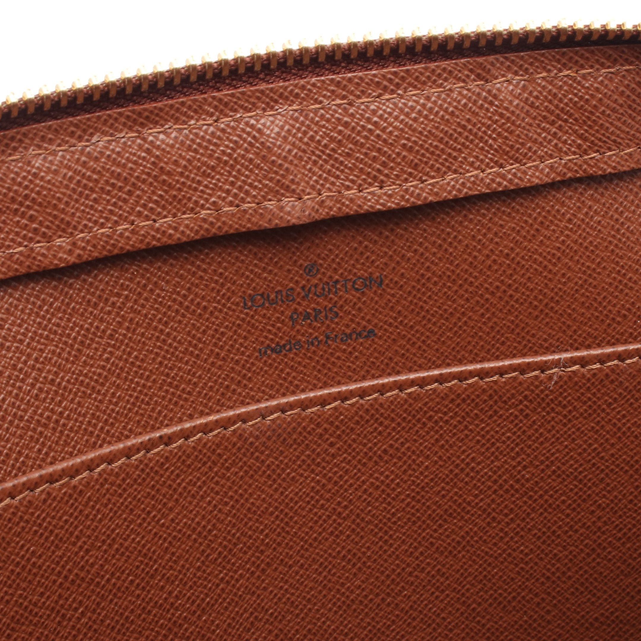 Louis Vuitton Louis Vuitton Orsay Monogram Clutch Bag Second Leather Brown Size ONE SIZE - 4 Thumbnail