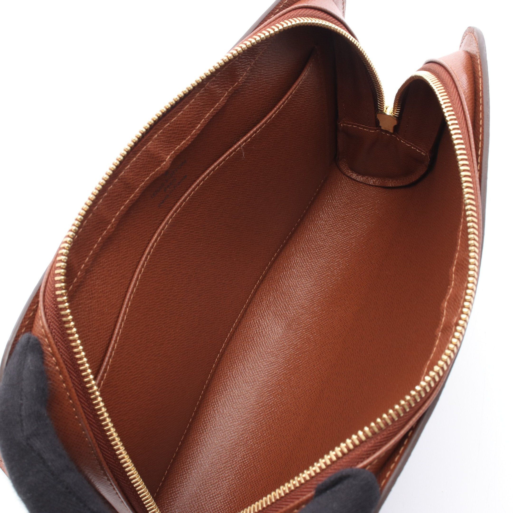Louis Vuitton Louis Vuitton Orsay Monogram Clutch Bag Second Leather Brown Size ONE SIZE - 3 Thumbnail