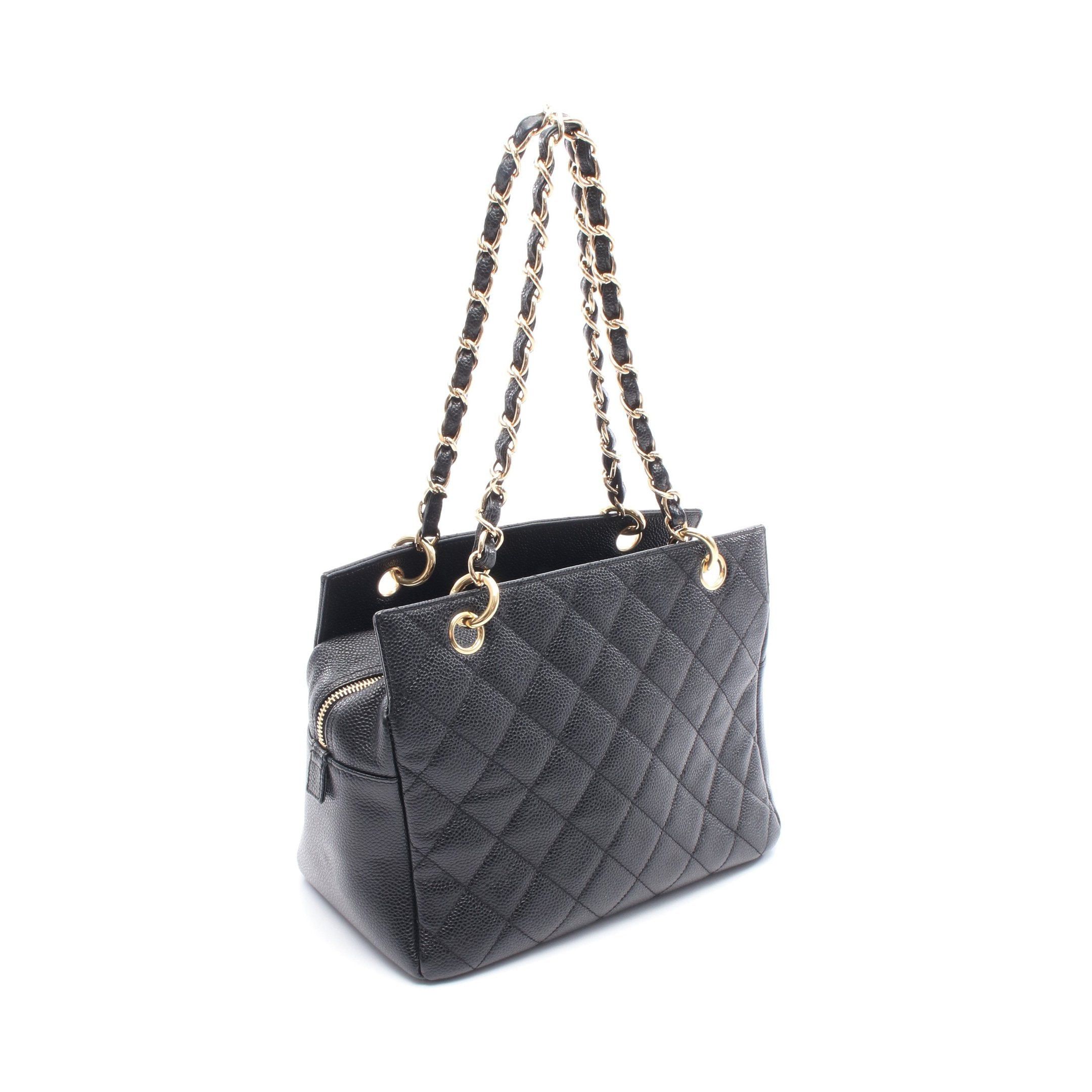 Chanel Chanel Matelasse Chain Shoulder Bag Caviar Skin Black Gold Hardware Size ONE SIZE - 2 Thumbnail