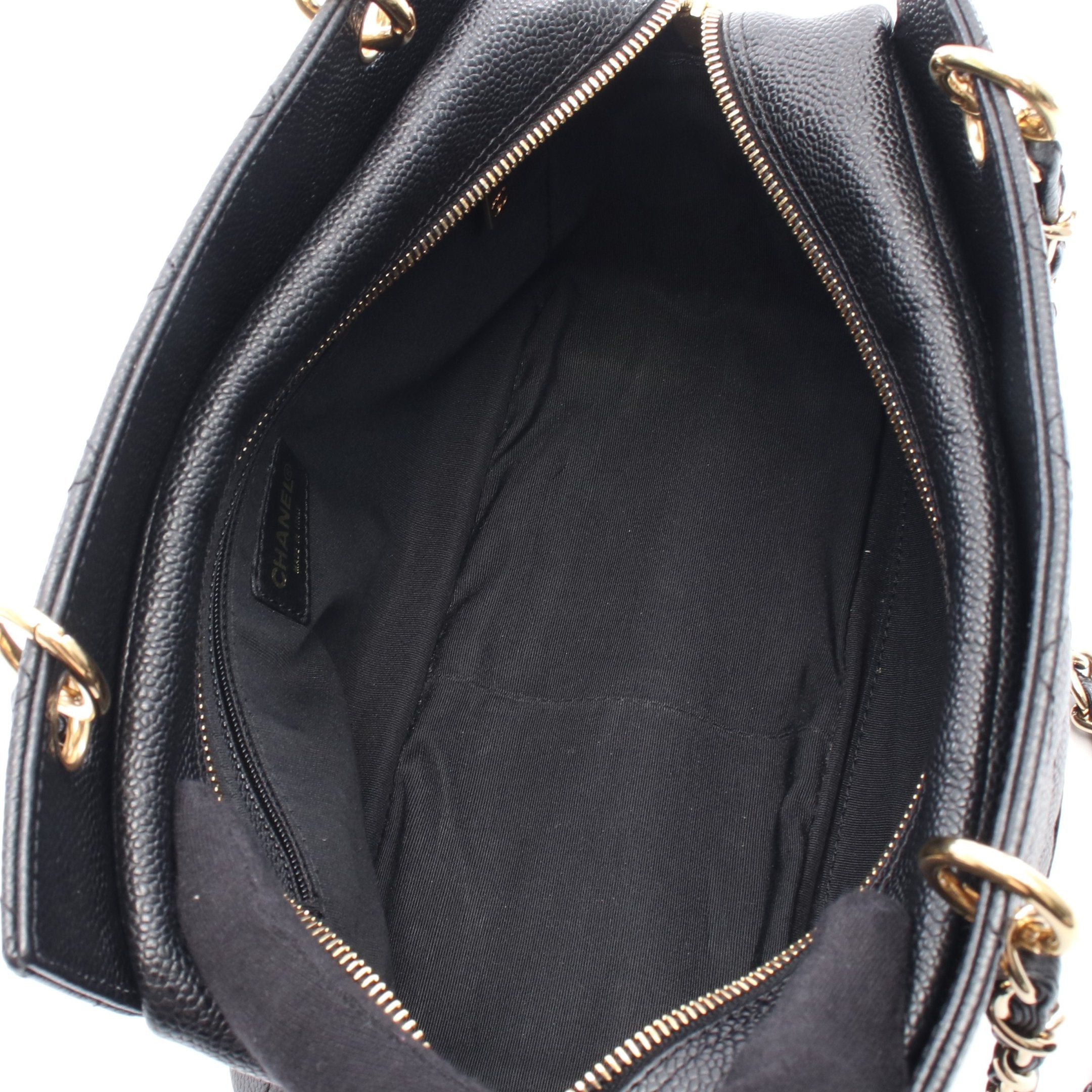 Chanel Chanel Matelasse Chain Shoulder Bag Caviar Skin Black Gold Hardware Size ONE SIZE - 3 Thumbnail