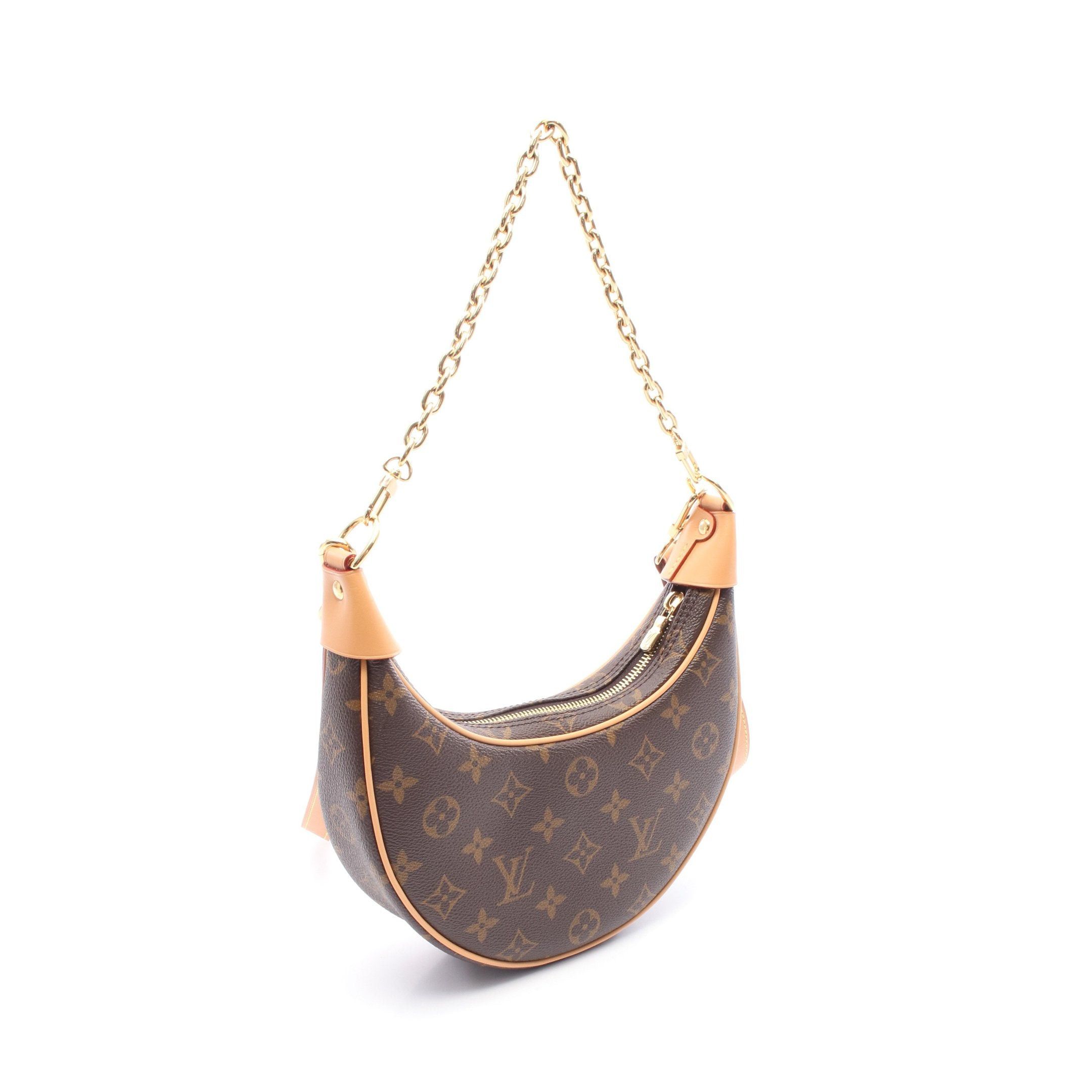 Louis Vuitton Louis Vuitton Loop Monogram Shoulder Bag Leather Brown Size ONE SIZE - 2 Thumbnail
