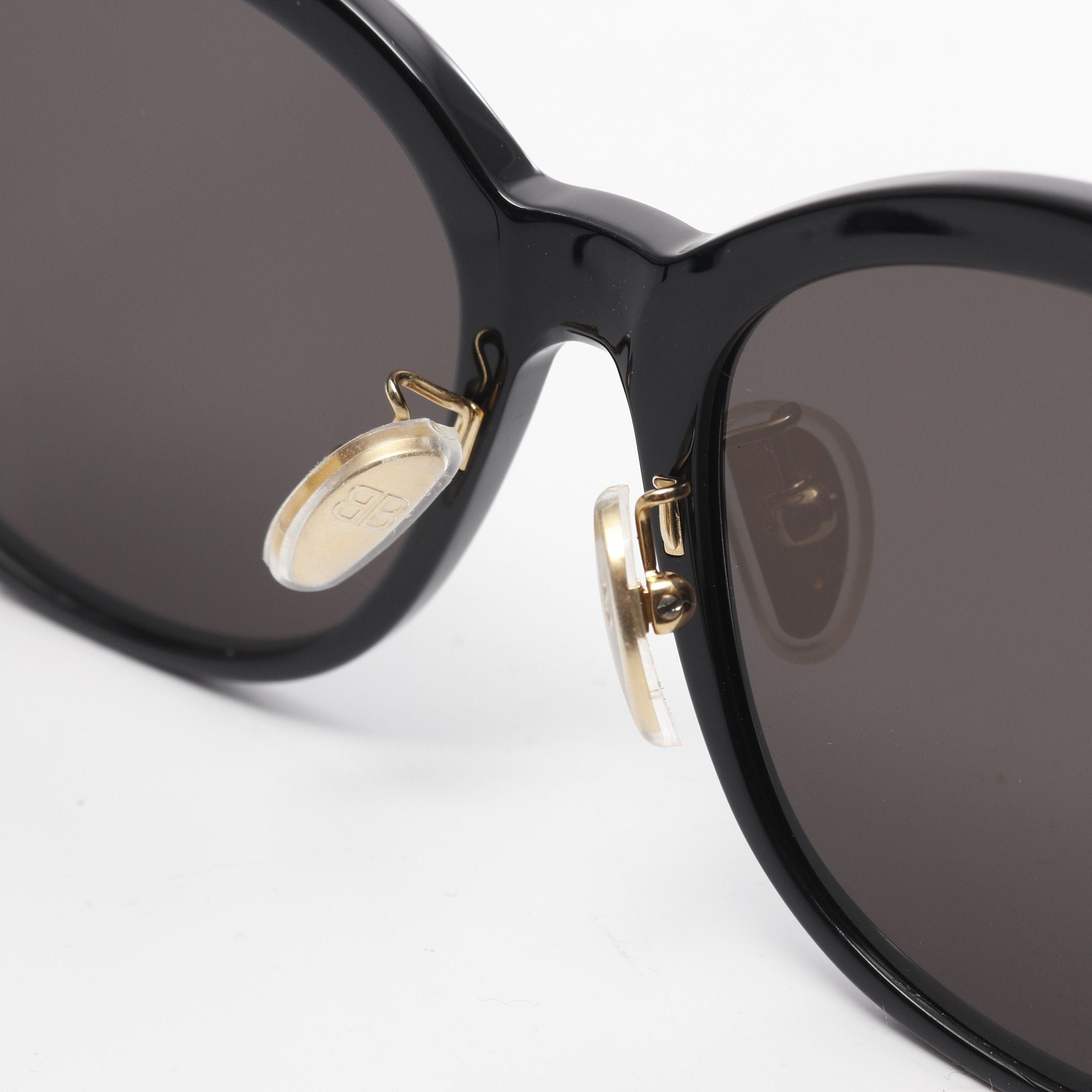 Balenciaga Balenciaga Logo Sunglasses Black Size ONE SIZE - 7 Thumbnail