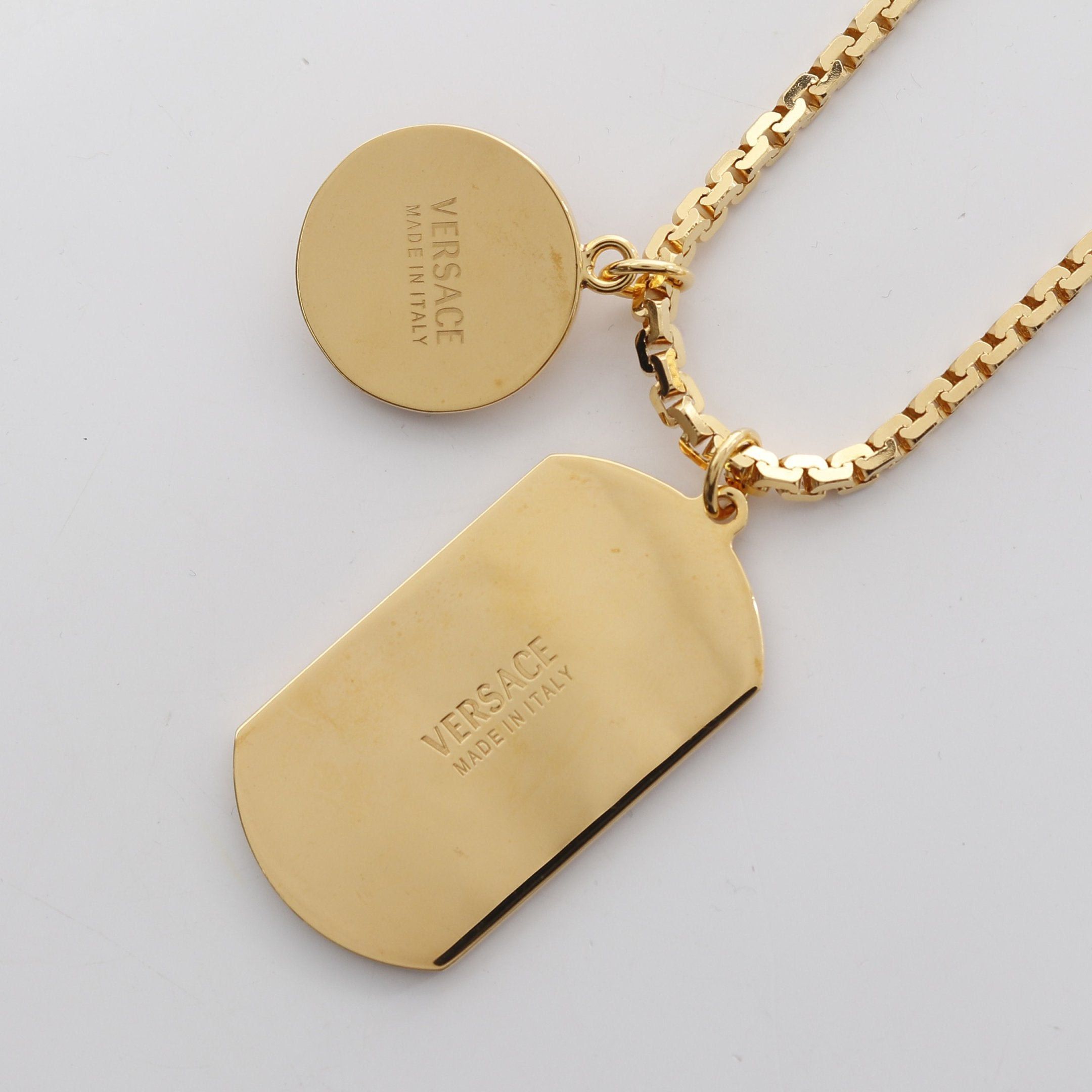 Versace Versace Medusa Blade Necklace Gp Gold Size ONE SIZE - 2 Thumbnail